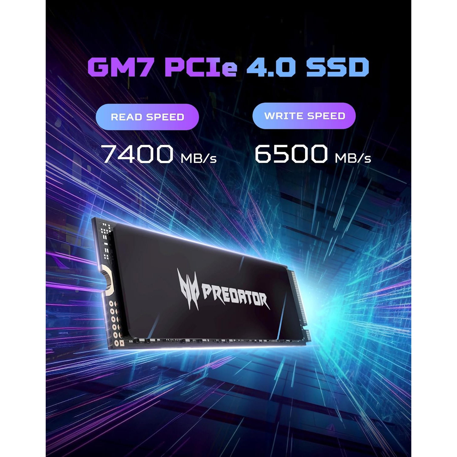 SSD диск ACER PREDATOR GM7 1TB M.2 NVMe (BL.9BWWR.118)