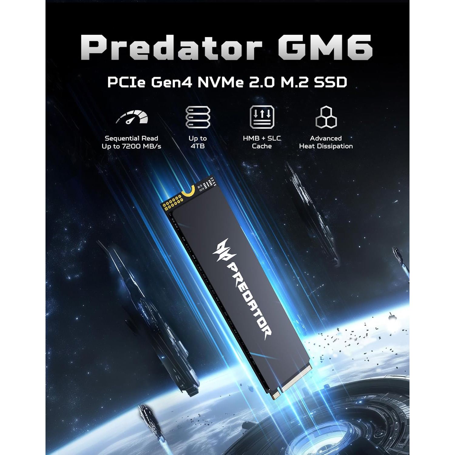 SSD диск ACER PREDATOR GM6 4TB M.2 NVMe (BL.9BWWR.135)