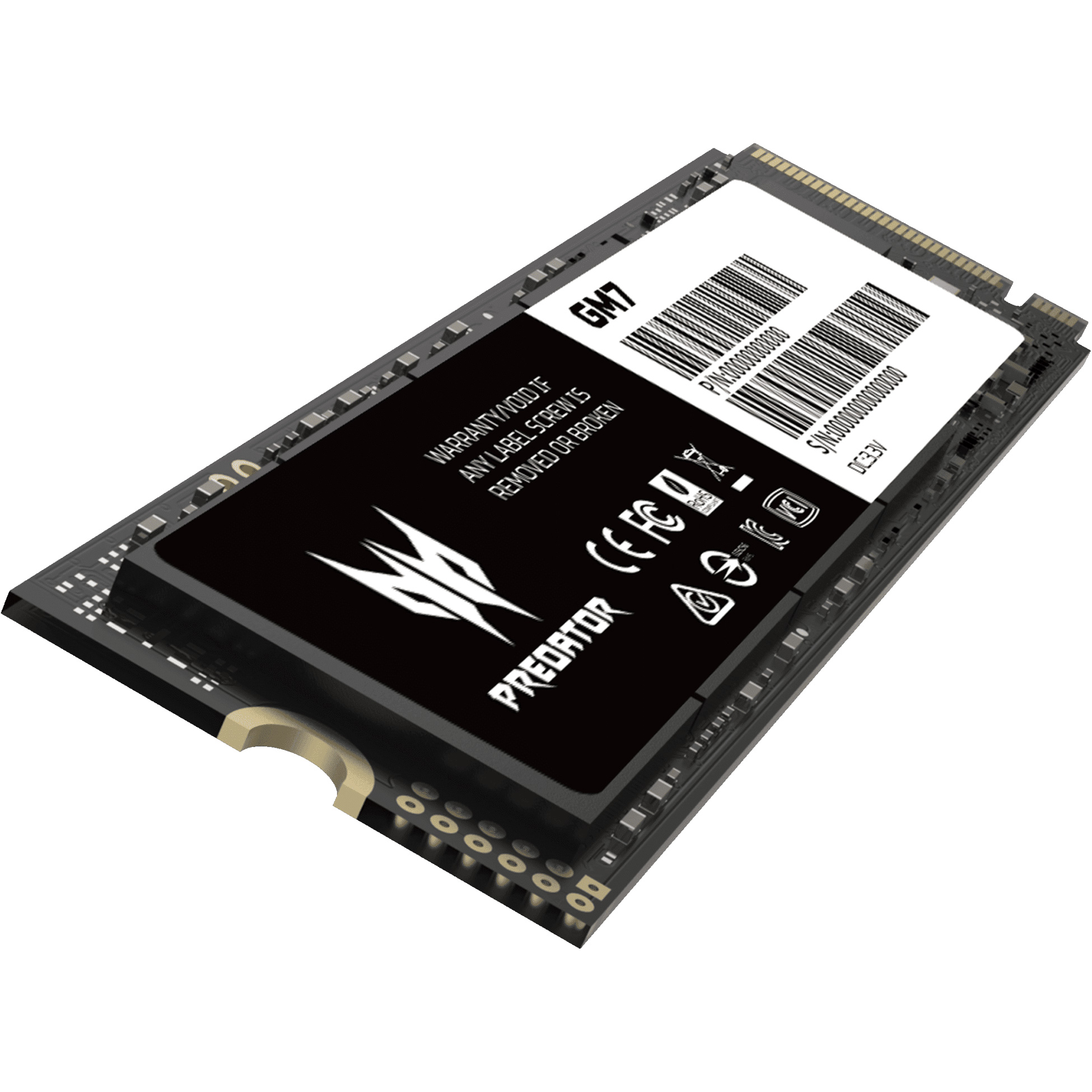 SSD диск ACER PREDATOR GM7 512GB M.2 NVMe (BL.9BWWR.117)