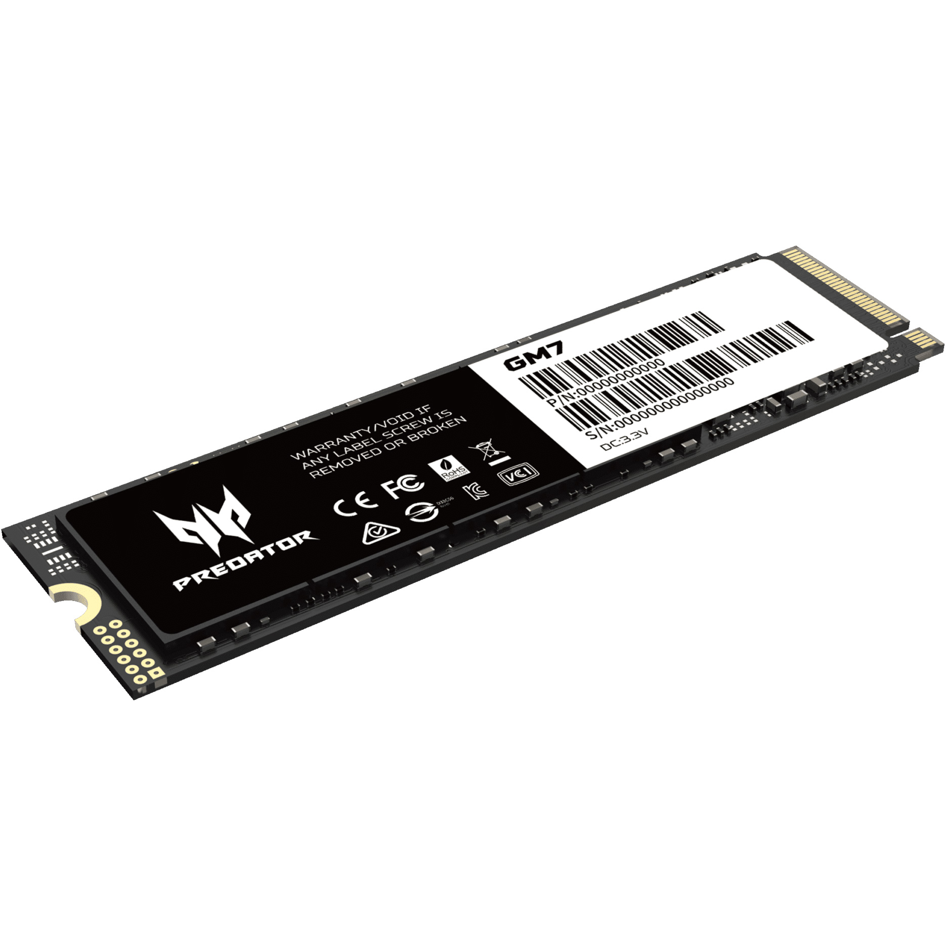 SSD диск ACER PREDATOR GM7 512GB M.2 NVMe (BL.9BWWR.117)