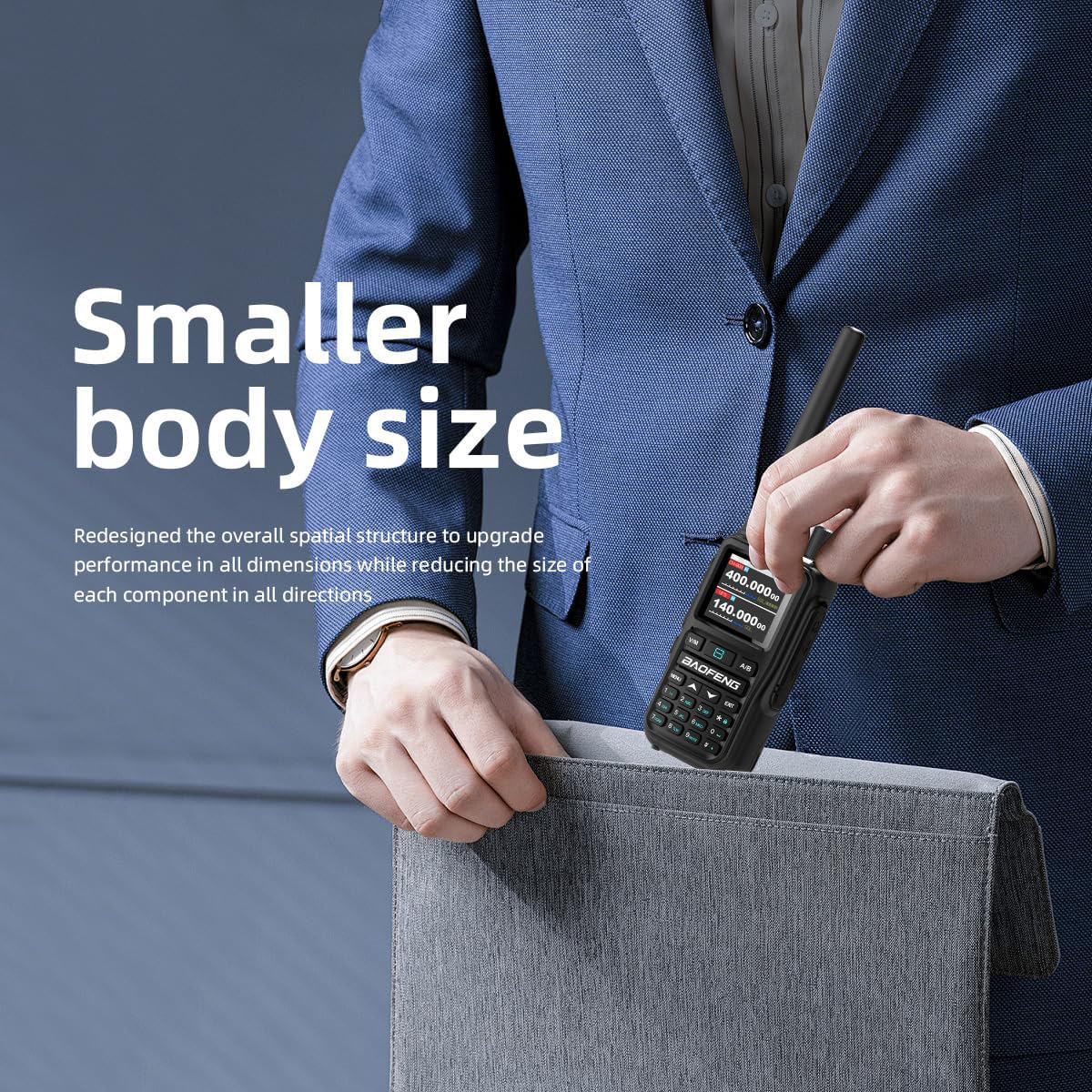 Рація BAOFENG UV-5R Mini 5W Gray (UV-5R MINI GRAY)