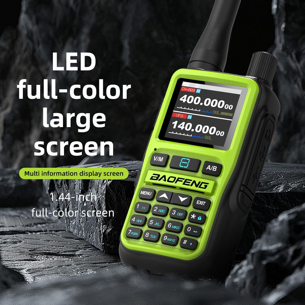Рація BAOFENG UV-5R Mini 5W Green (UV-5R MINI GREEN)