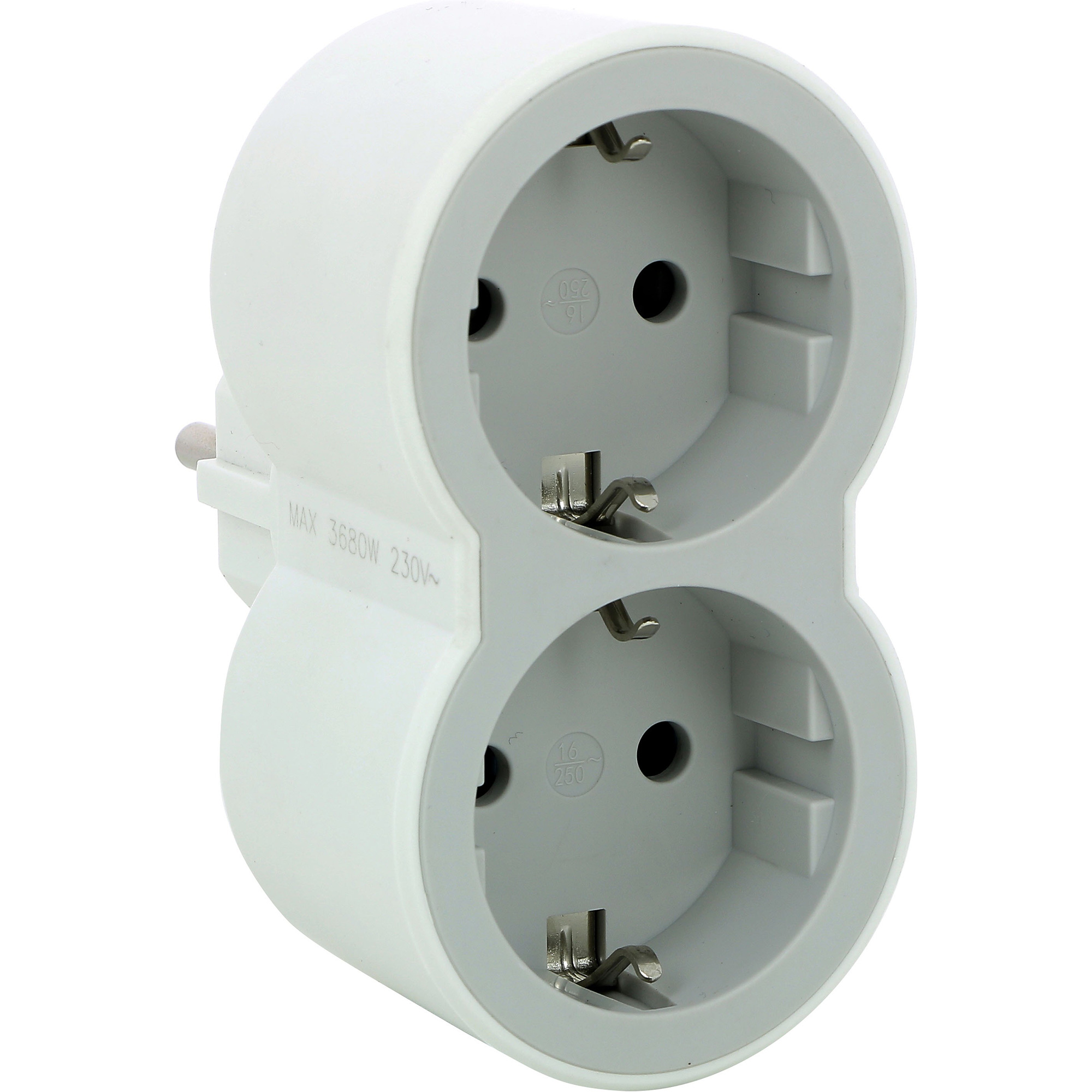 Сетевой разветвитель LEGRAND Standard 2x2K+3 White, 2 розетки (694516)