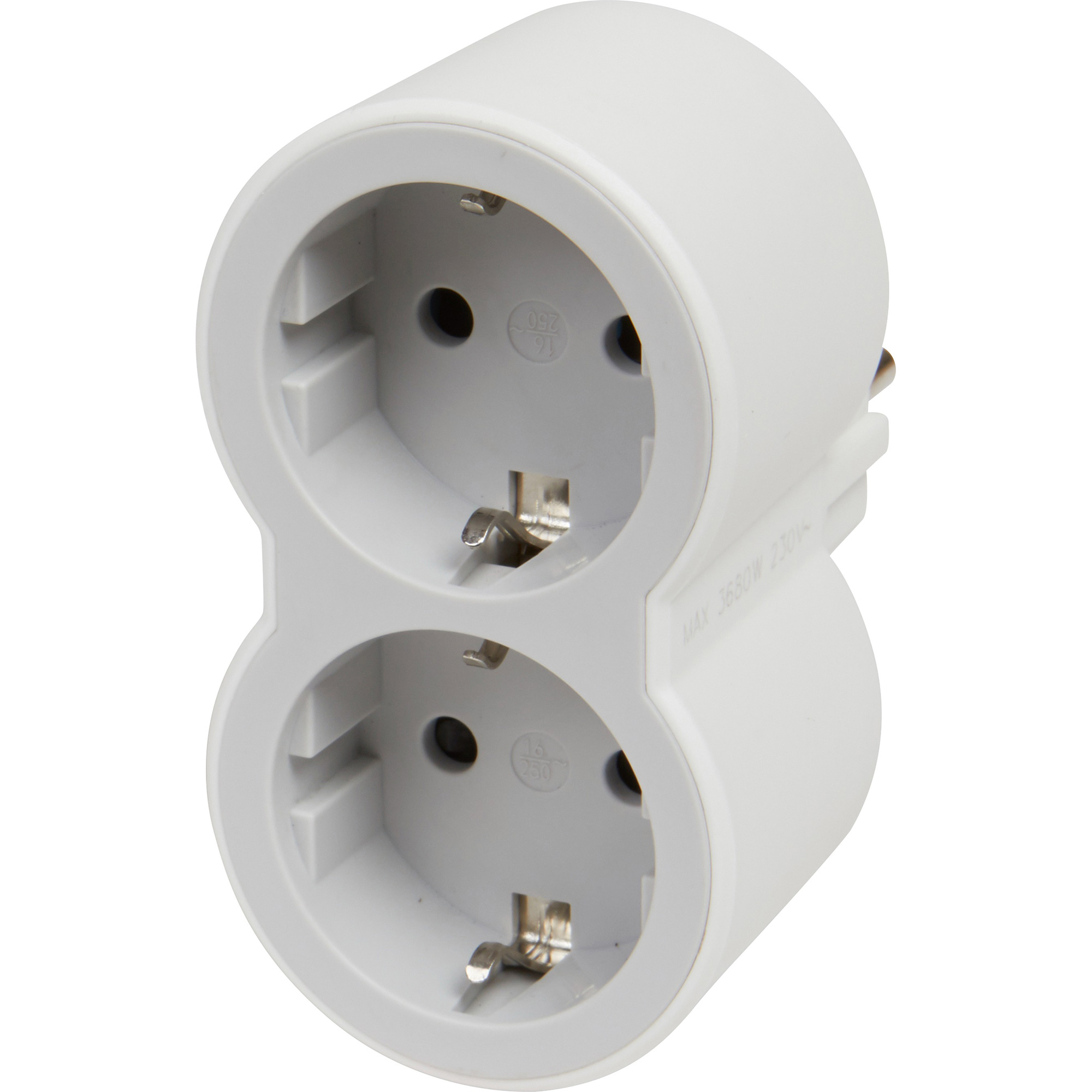 Сетевой разветвитель LEGRAND Standard 2x2K+3 White, 2 розетки (694516)