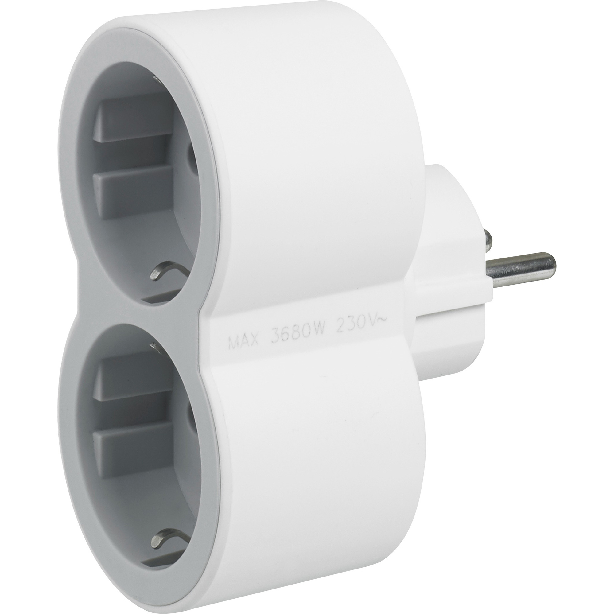 Сетевой разветвитель LEGRAND Standard 2x2K+3 White, 2 розетки (694516)