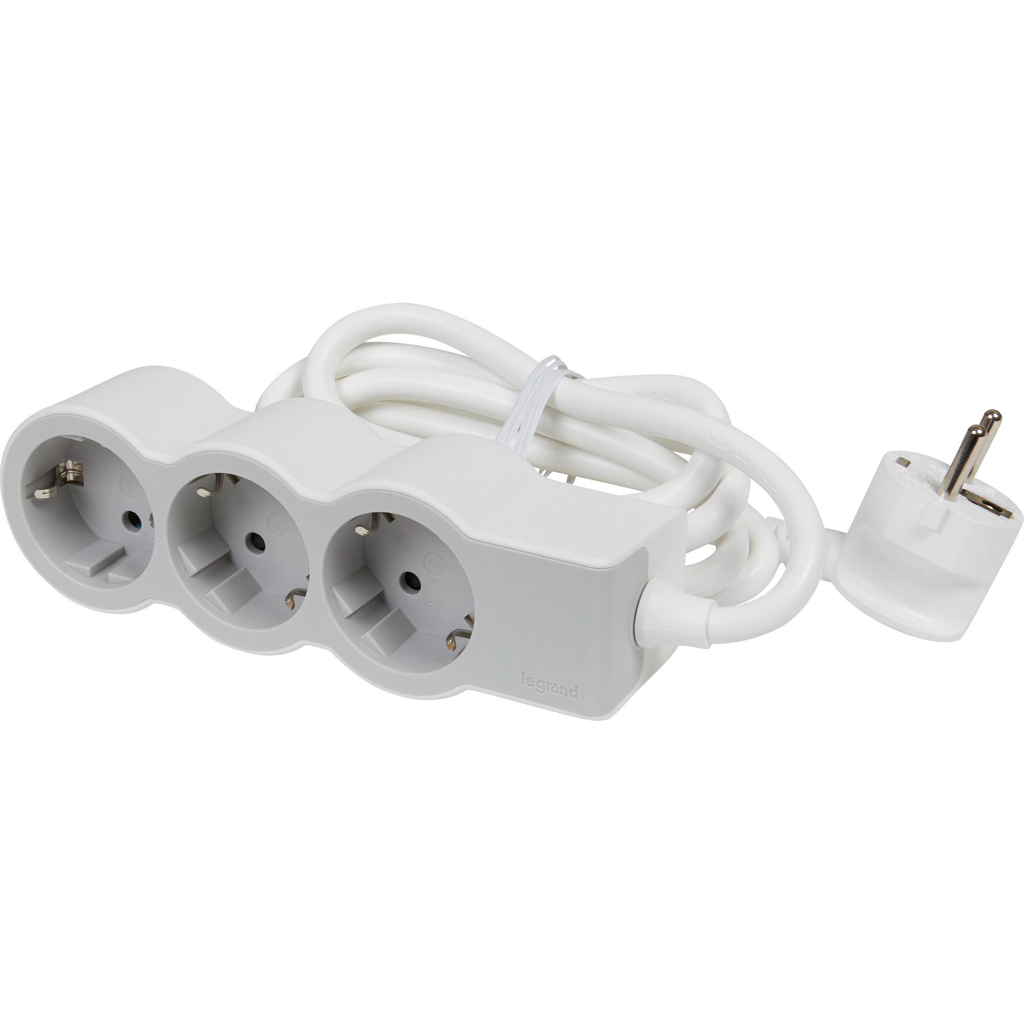 Подовжувач LEGRAND Standard 3x2K+3 White, 3 розетки, 1.5м (694549)