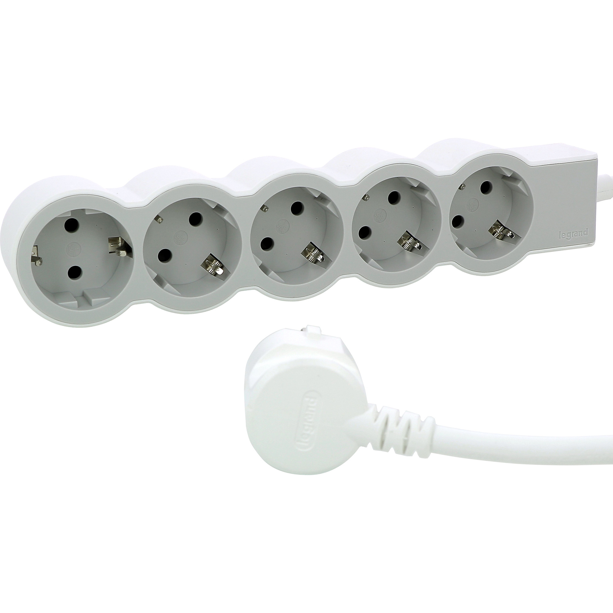 Подовжувач LEGRAND Standard 5x2K+3 White, 5 розеток, 1.5м (694555)