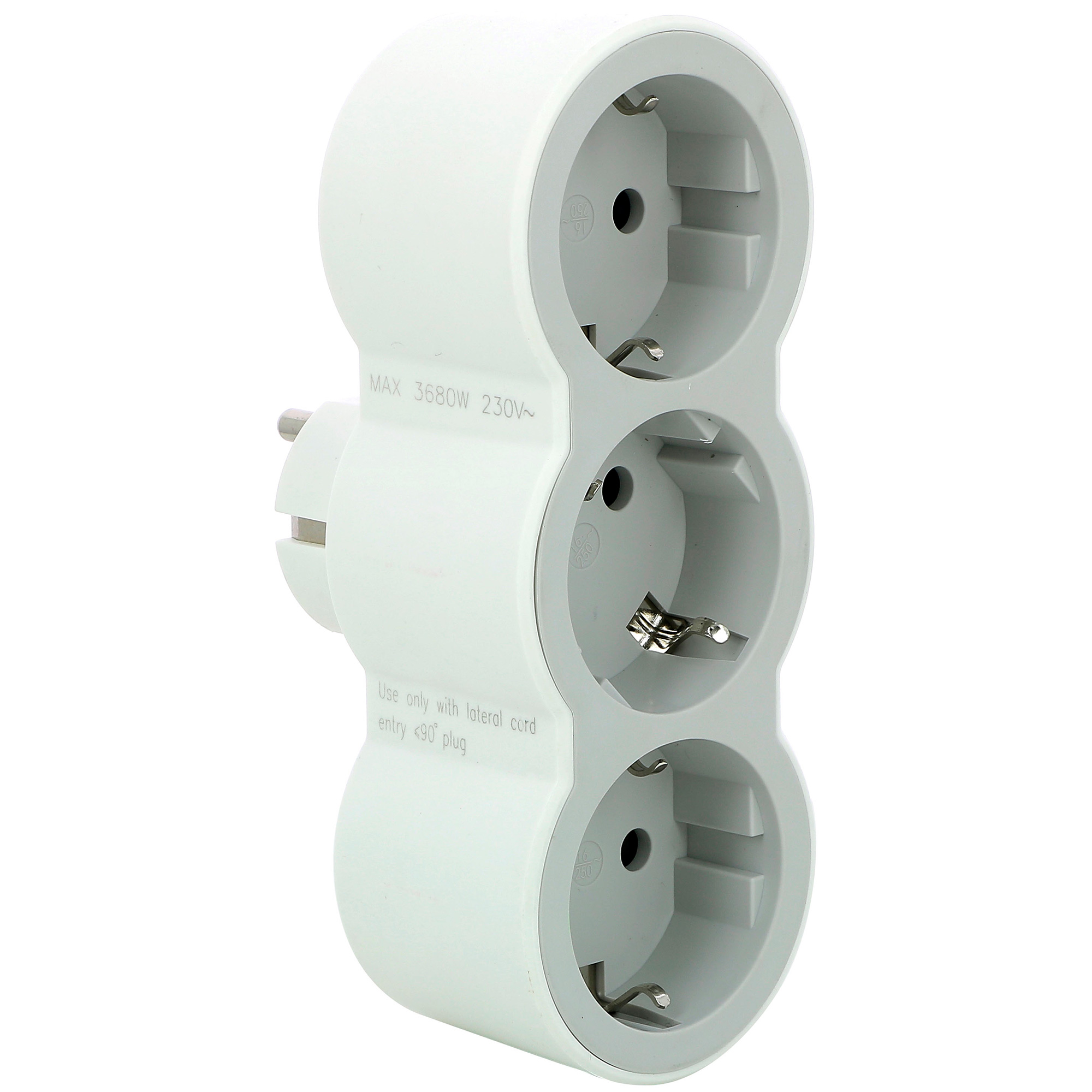 Мережевий розгалужувач LEGRAND Standard 3x2K+3 White, 3 розетки (694518)