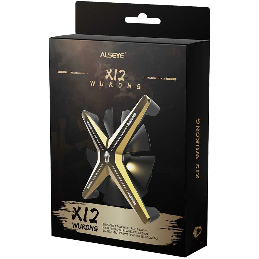 Вентилятор ALSEYE X12 Wukong Push Gold (AS.04.03.0024)