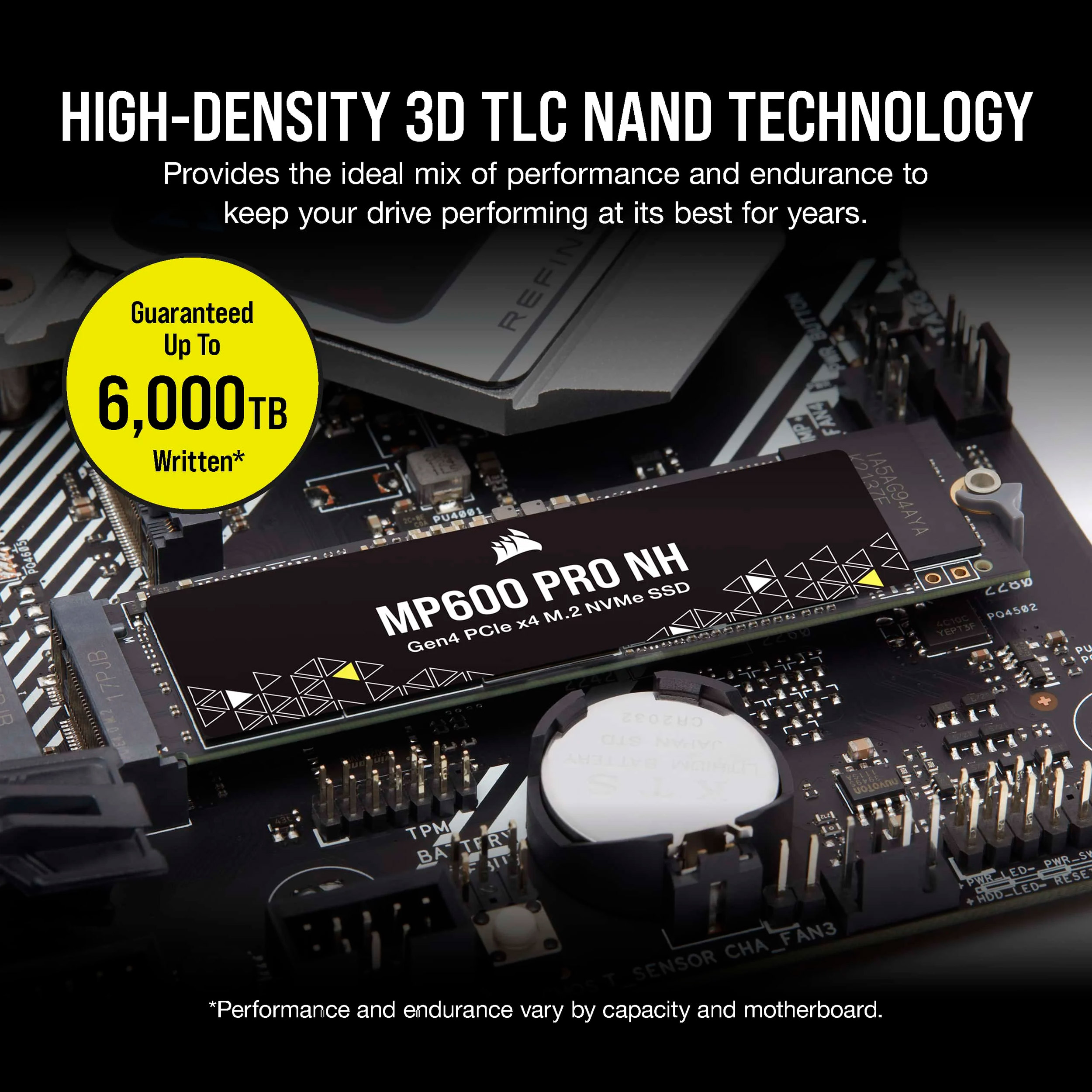 SSD диск CORSAIR MP600 Pro NH 1TB M.2 NVMe (CSSD-F2000GBMP600PNH)