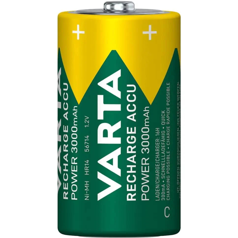 Акумулятор VARTA Recharge Accu Power C 3000mAh 2шт/уп (56714101412)