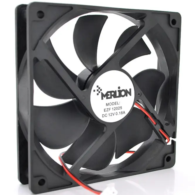 Вентилятор MERLION EZF 12025 v2 Black