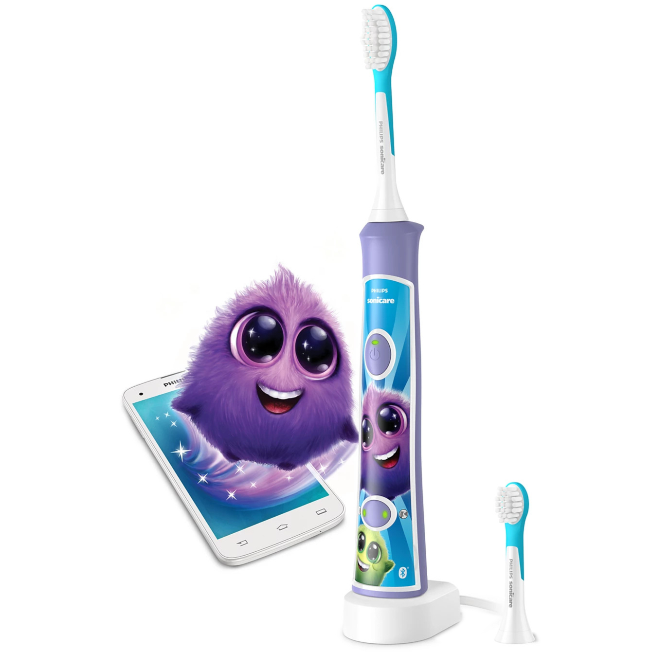 Электрическая детская зубная щётка PHILIPS Sonicare for Kids HX6322/12