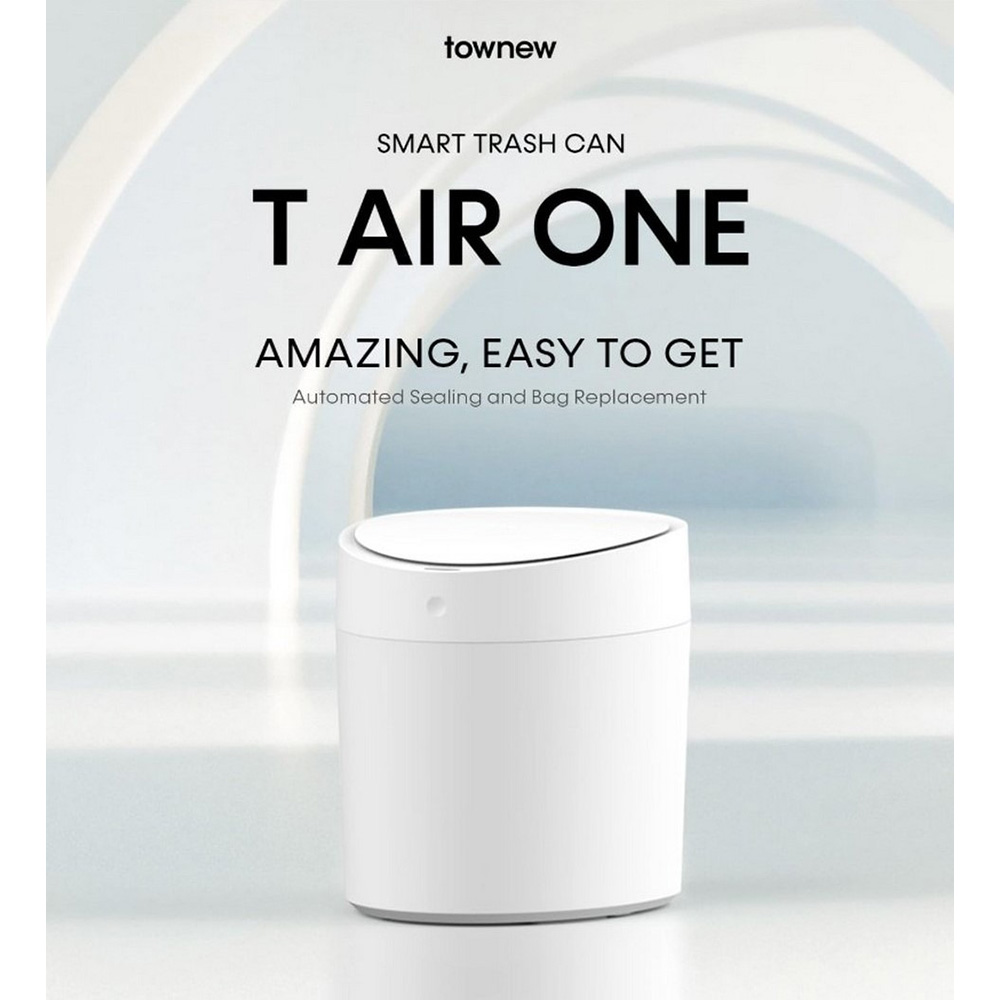 Умная корзина для мусора TOWNEW T15 Air One 10L White