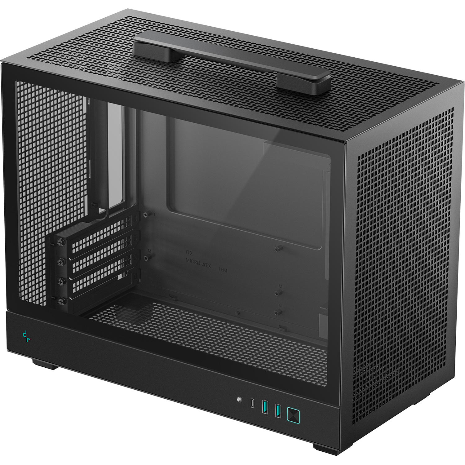 Корпус DEEPCOOL CH160 Plus Black (R-CH160-BKNGM0-G)