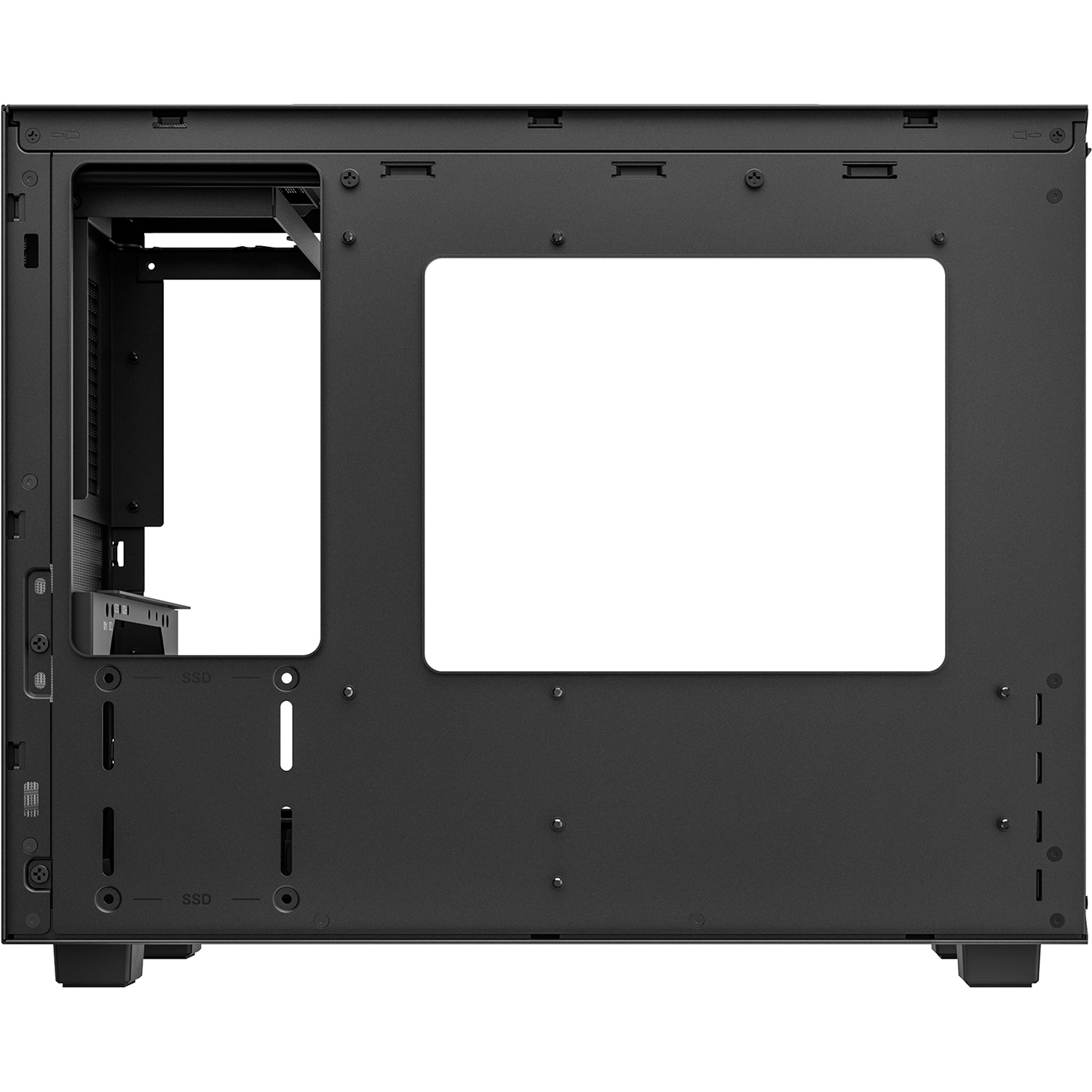 Корпус DEEPCOOL CH160 Plus Black (R-CH160-BKNGM0-G)