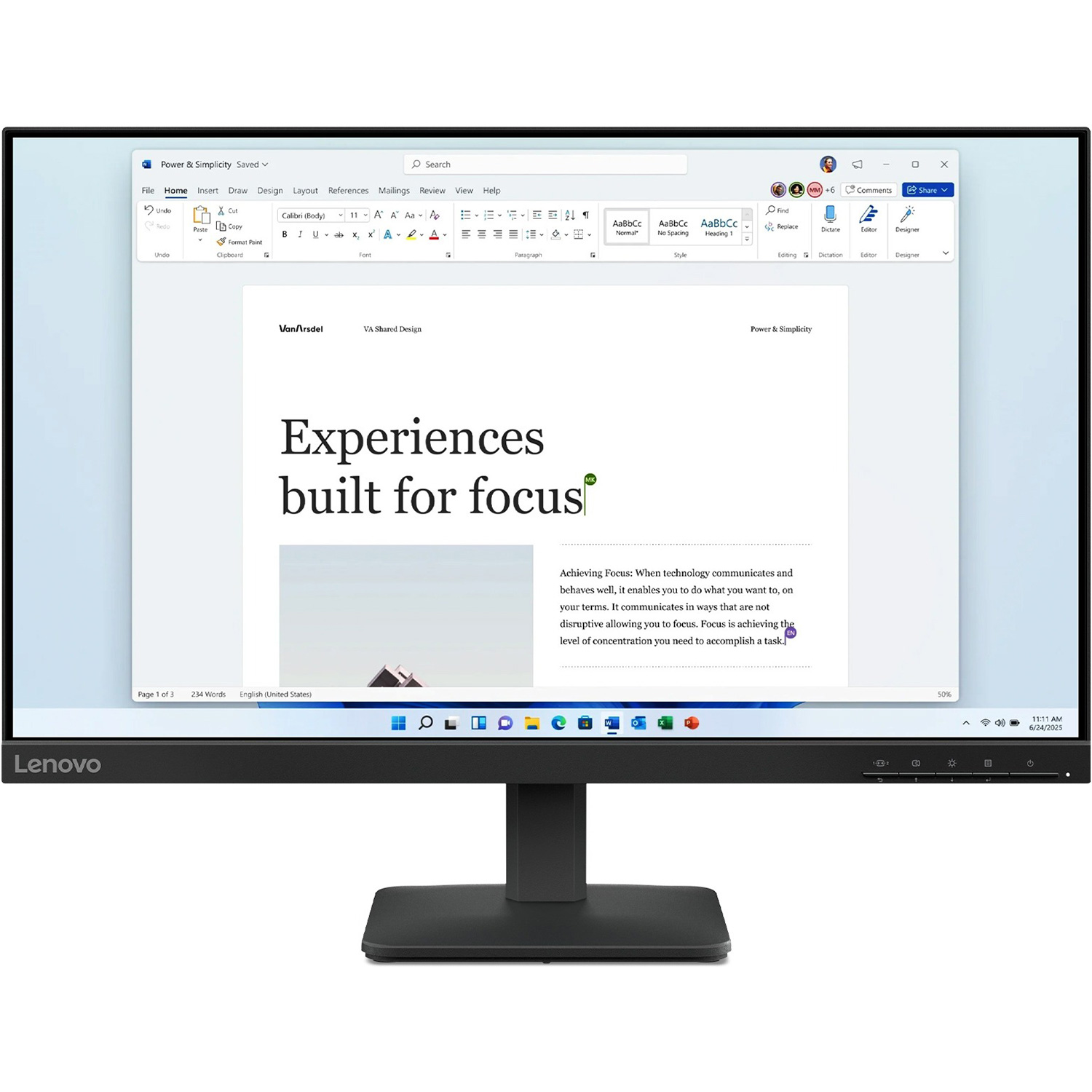 Монитор 24" LENOVO L24-4e (68C2KAC1UA)
