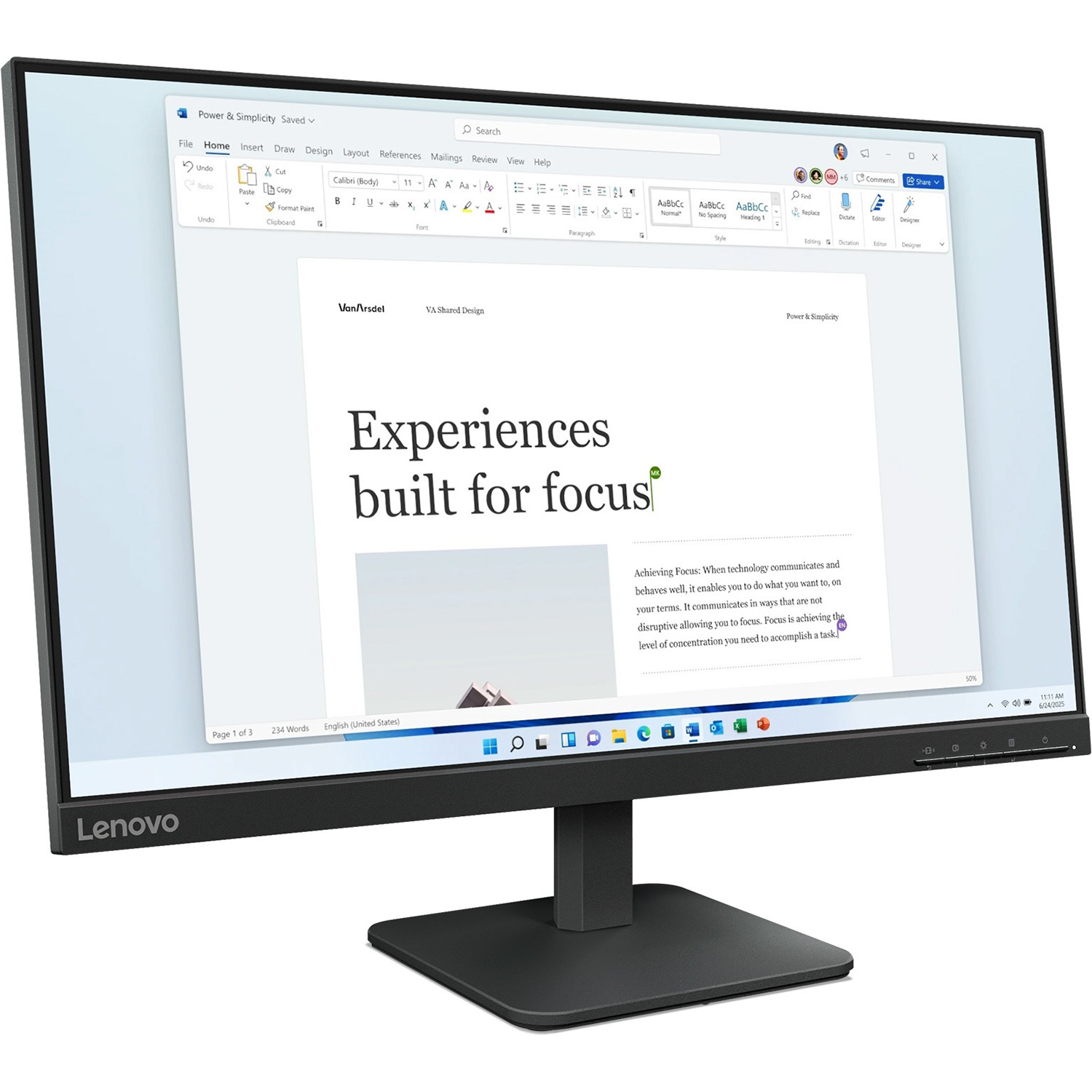 Монитор 24" LENOVO L24-4e (68C2KAC1UA)
