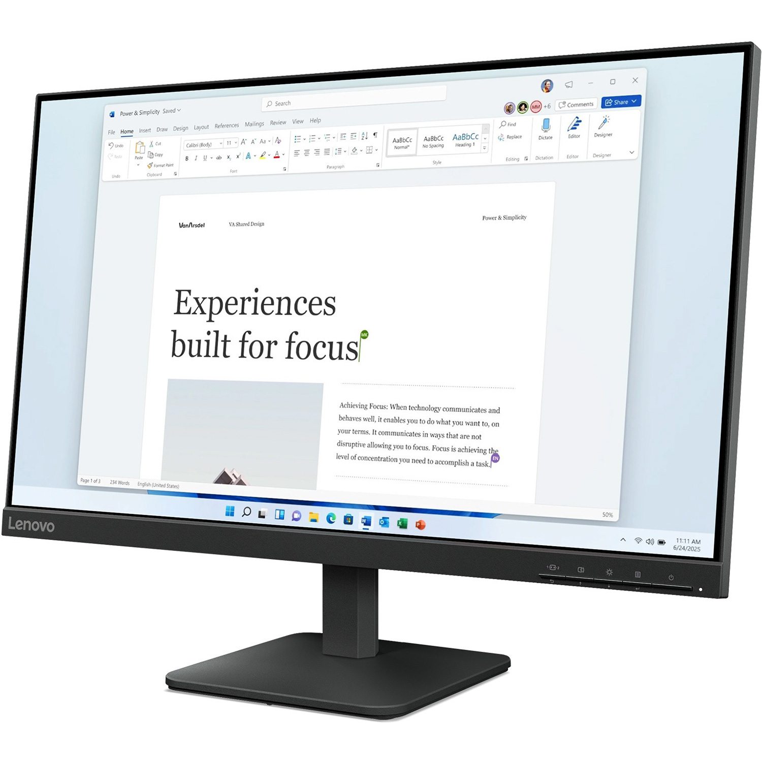 Монитор 24" LENOVO L24-4e (68C2KAC1UA)