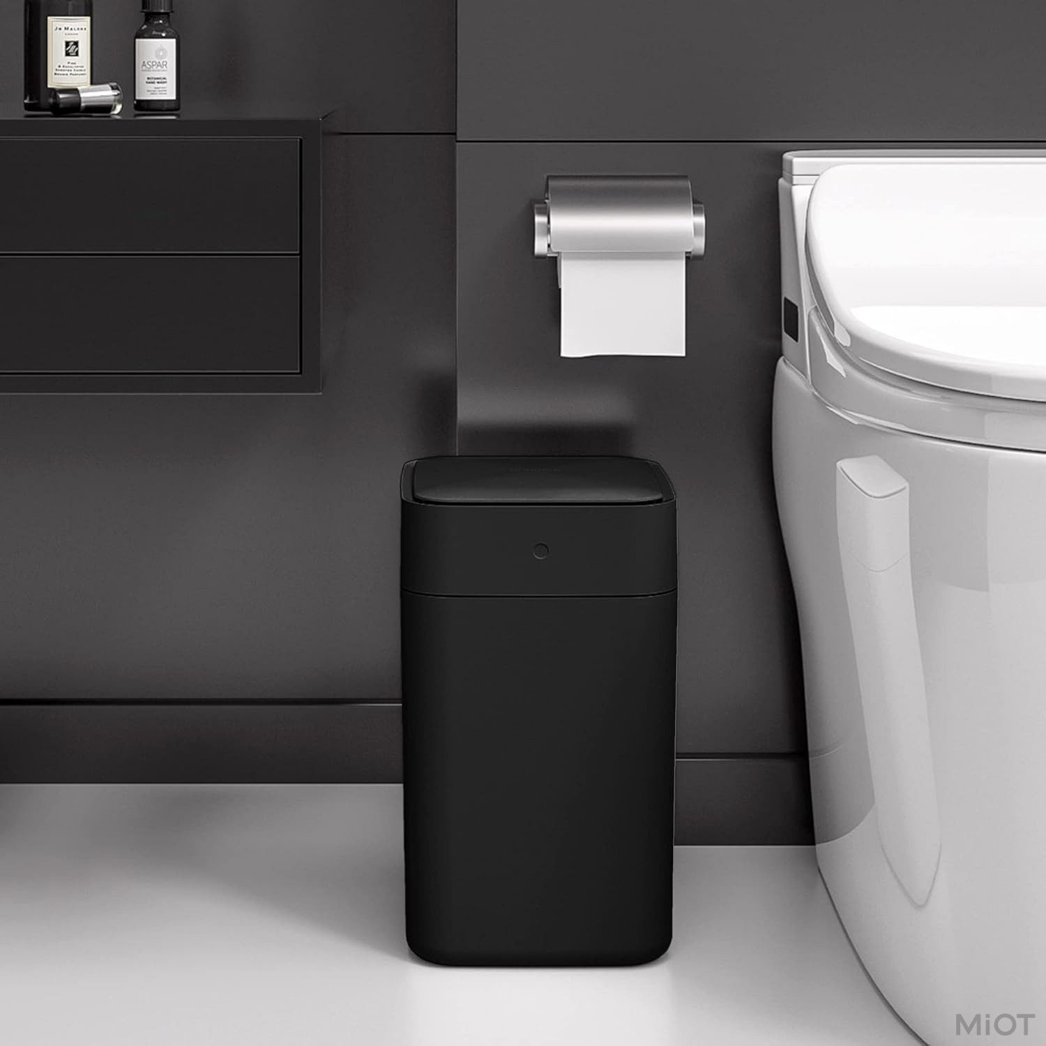 Умная корзина для мусора TOWNEW T1S 15.5L Black