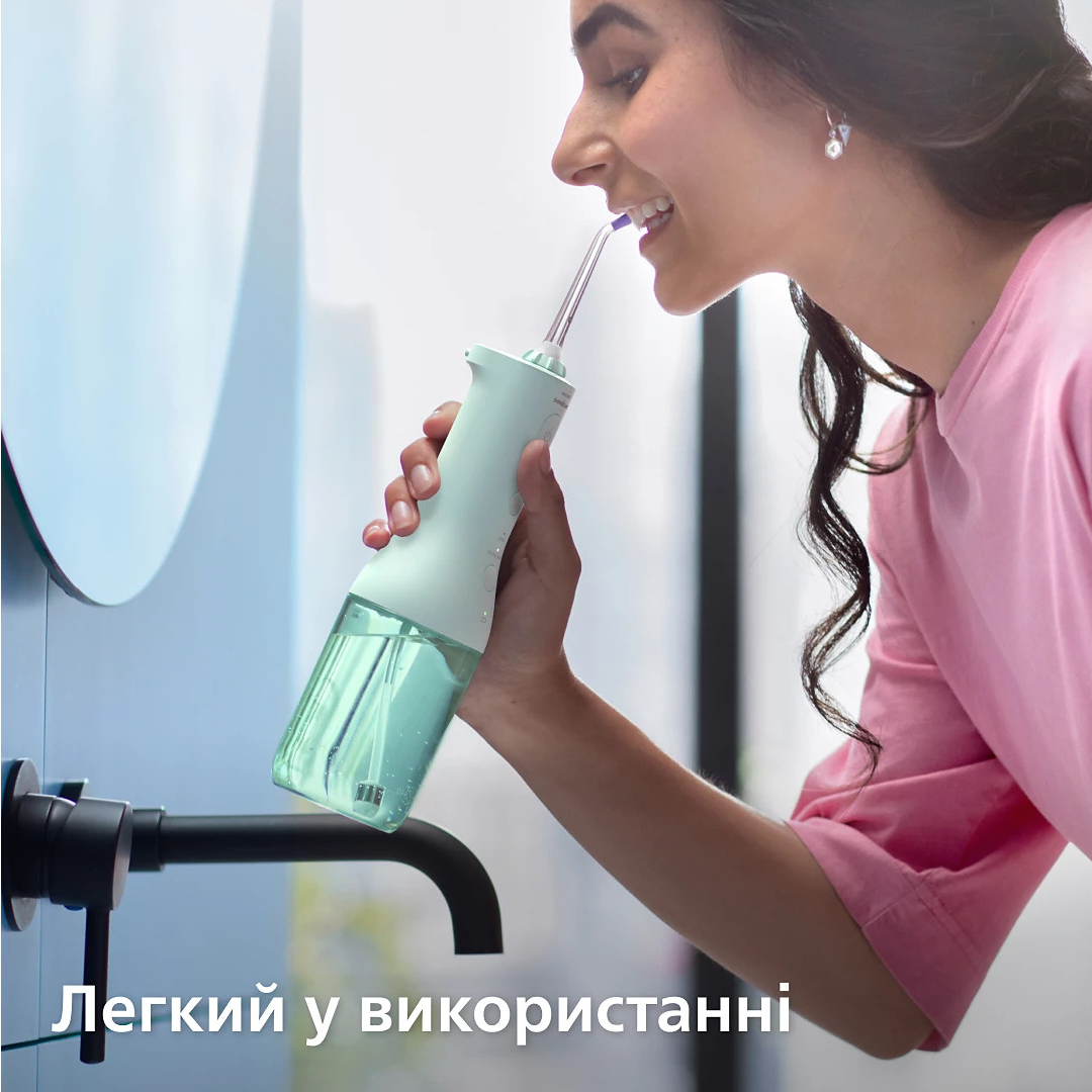 Іригатор PHILIPS Sonicare Cordless Power Flosser 3000 Mint (HX3826/24)