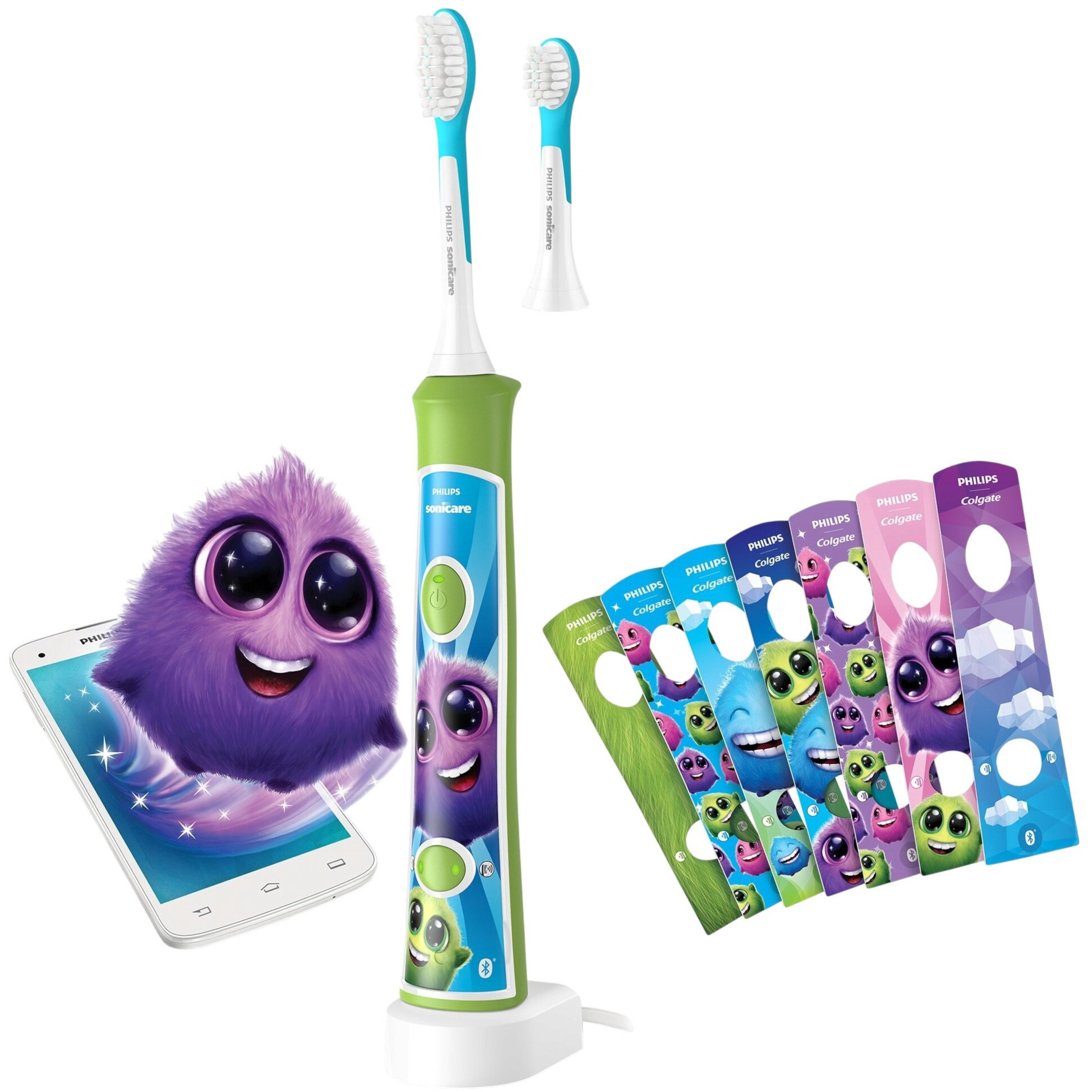 Электрическая детская зубная щётка PHILIPS Sonicare for Kids HX6352/11