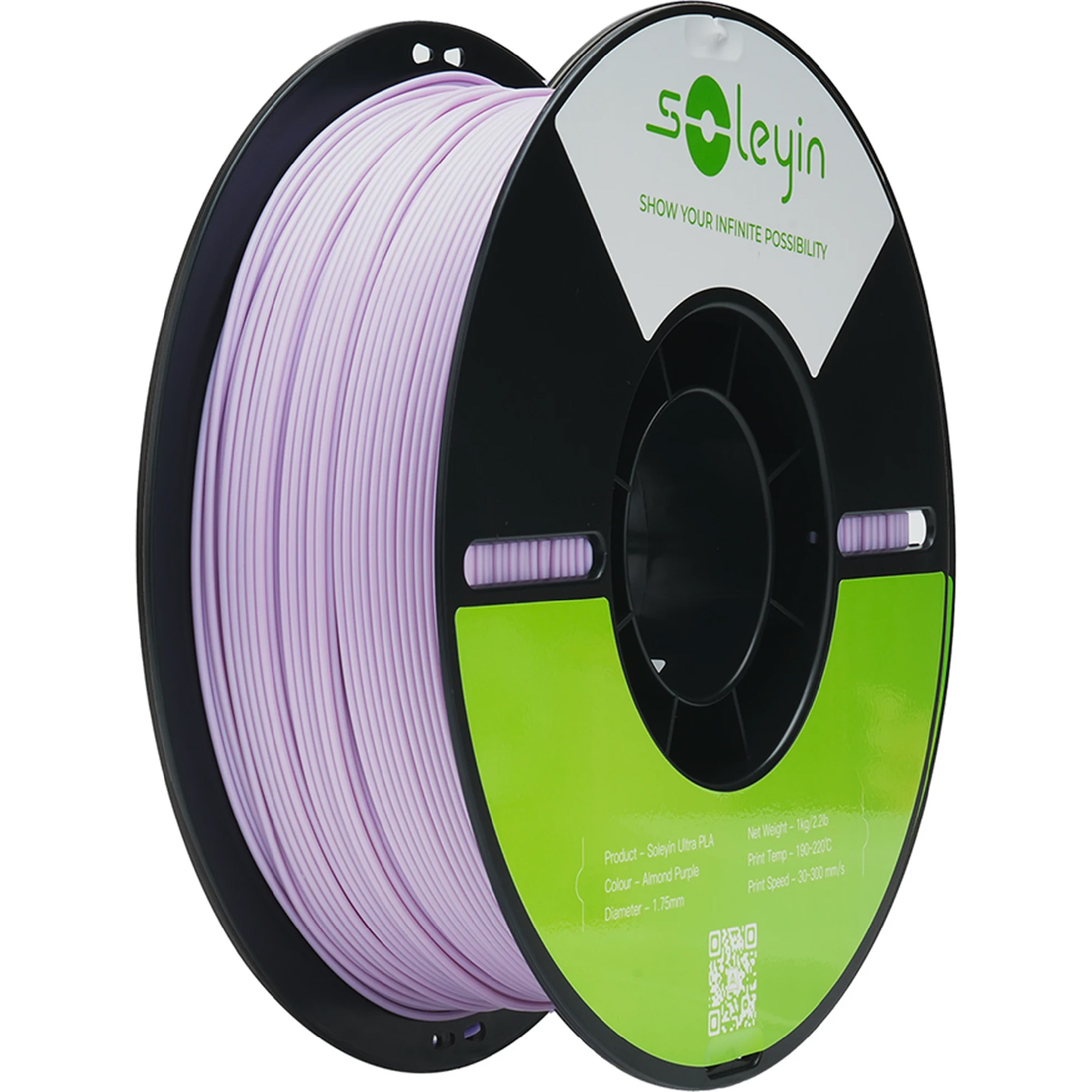 Пластик (філамент) для 3D принтера CREALITY Soleyin Ultra PLA 1.75mm, 1кг, Mac Purple (3301010600)
