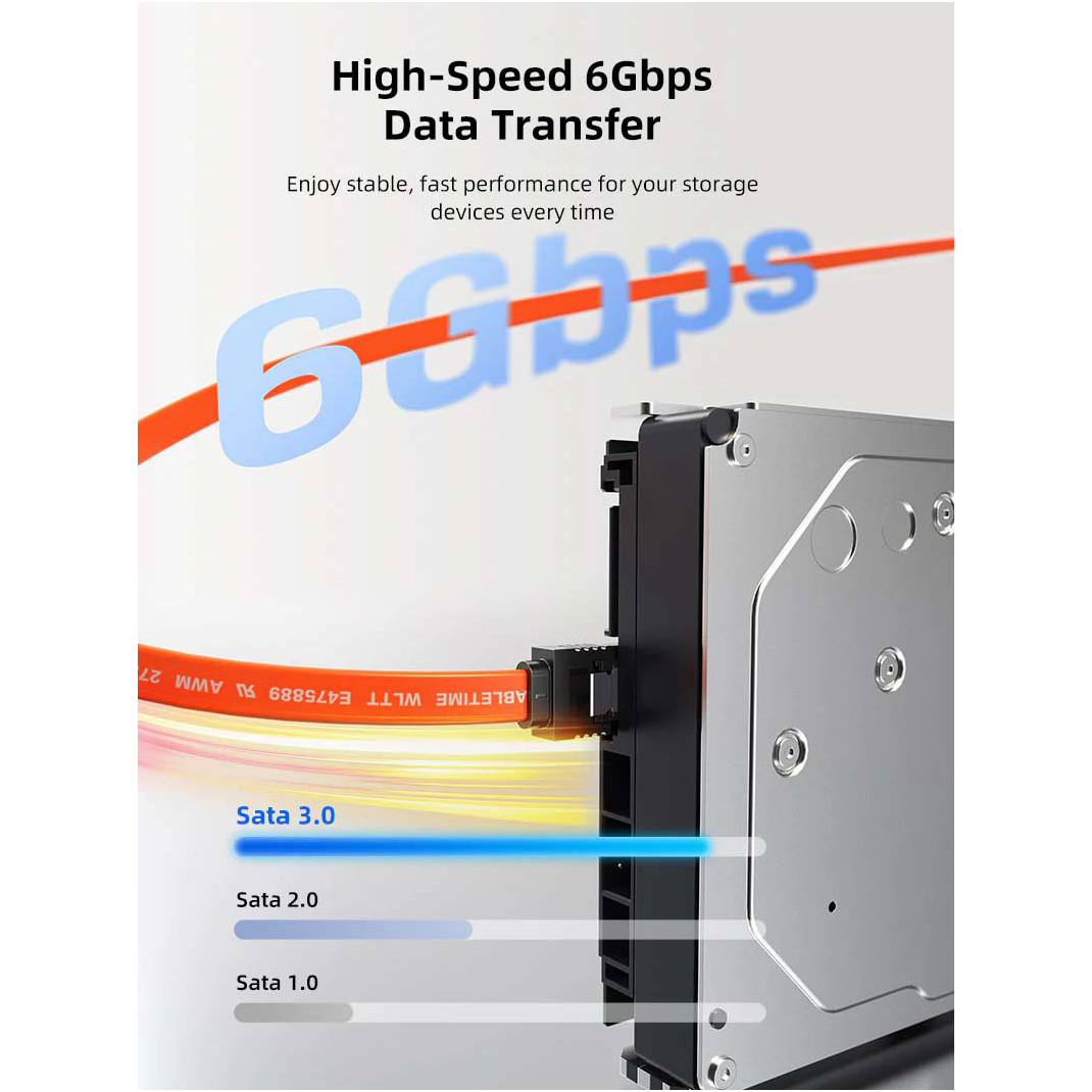 Кабель CABLETIME SATA 50см