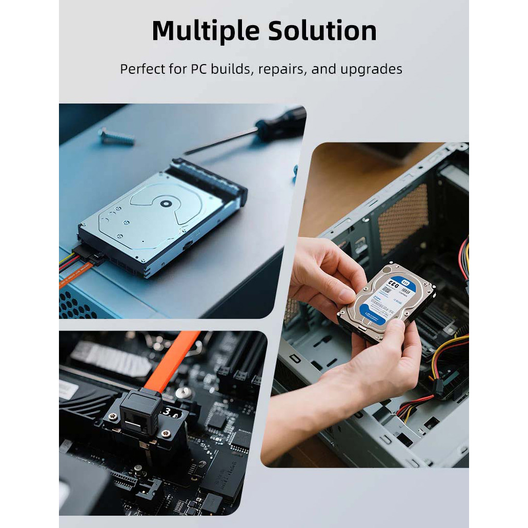 Кабель CABLETIME SATA угловой 50см (CAS1E)