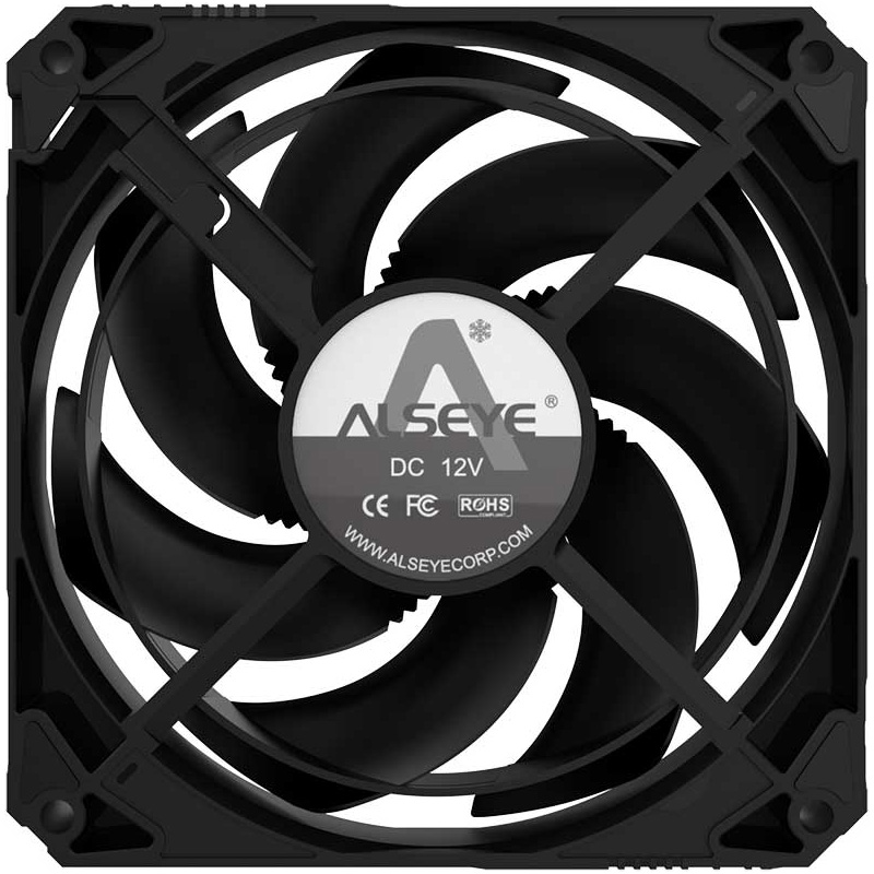Вентилятор ALSEYE W12P-B Warriors Black (AS.04.07.0045)