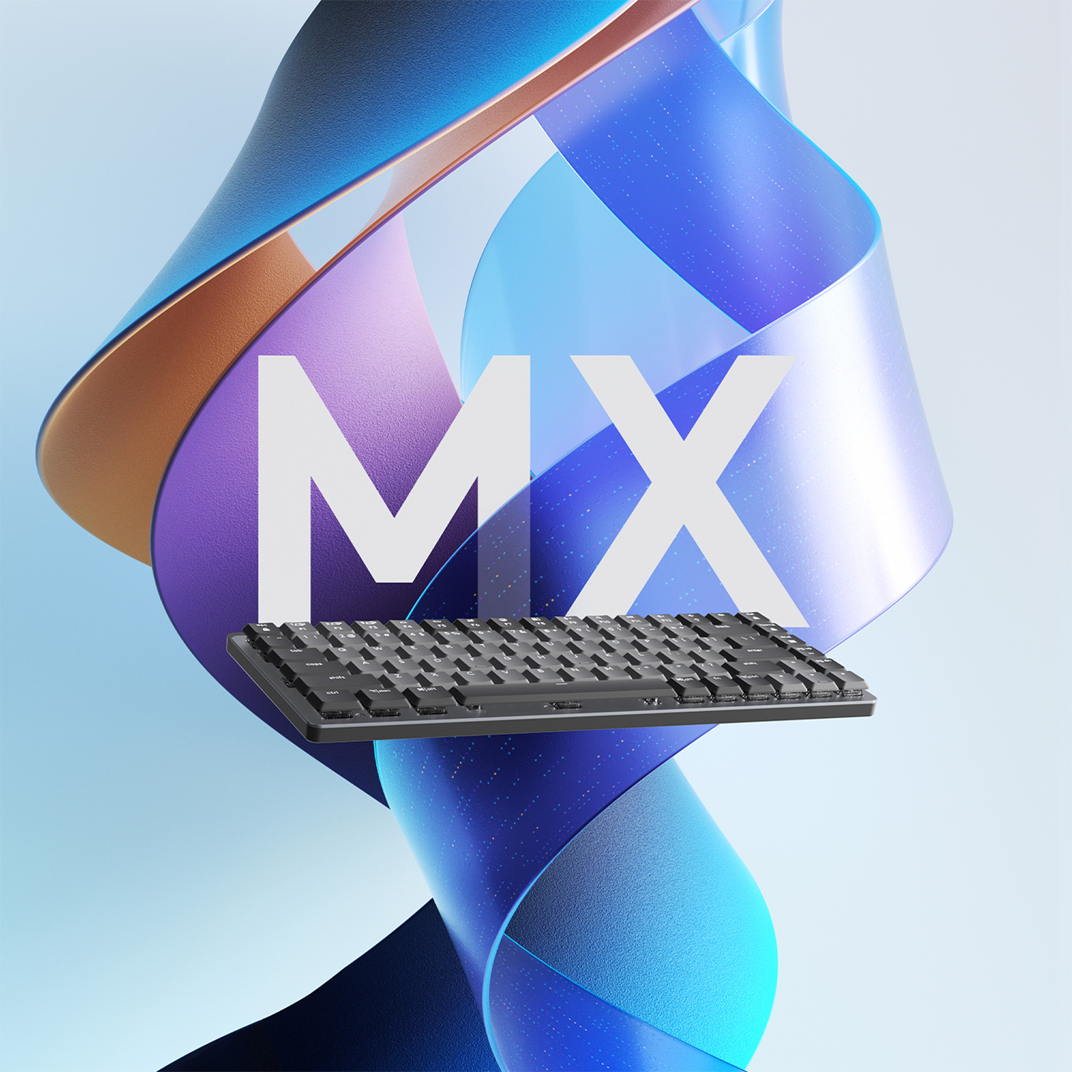 Клавіатура бездротова LOGITECH MX Mechanical Mini Tactile Quiet Graphite (920-010780)