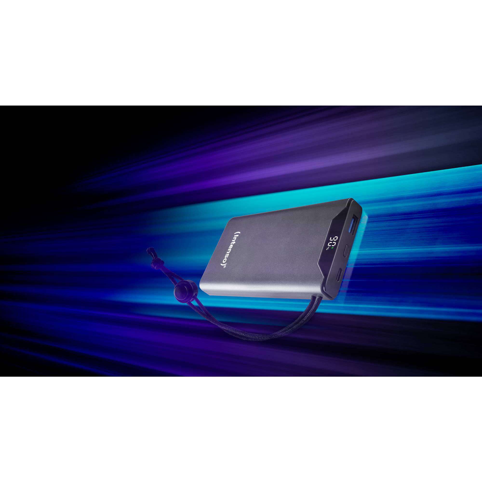 Повербанк INTENSO F10000 1xUSB-C PD20W, 1xUSB-A QC18W 10000mAh Gray (7332034)