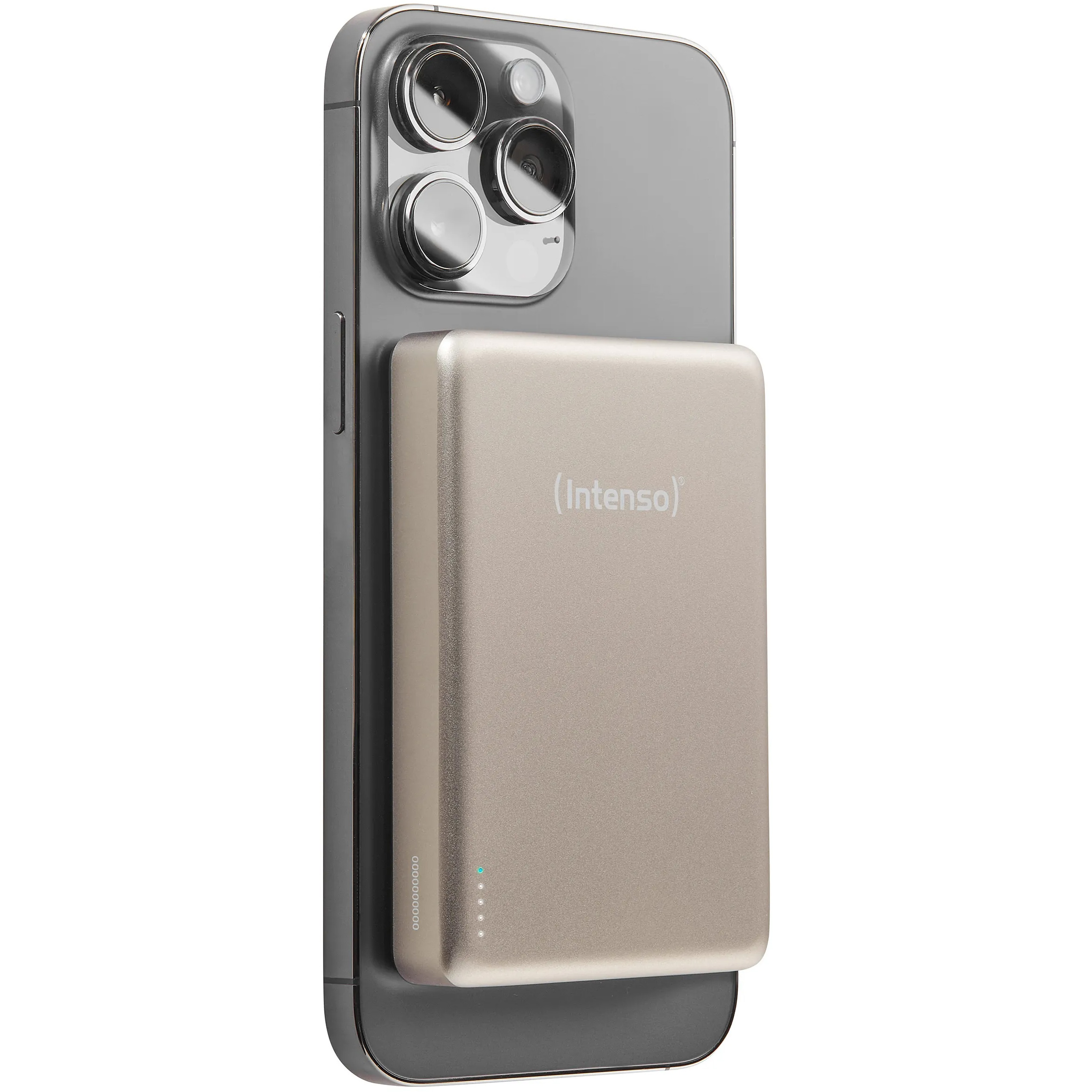 Повербанк з бездротовою зарядкою INTENSO MW10000 20W 10000mAh Champagne (7344031)