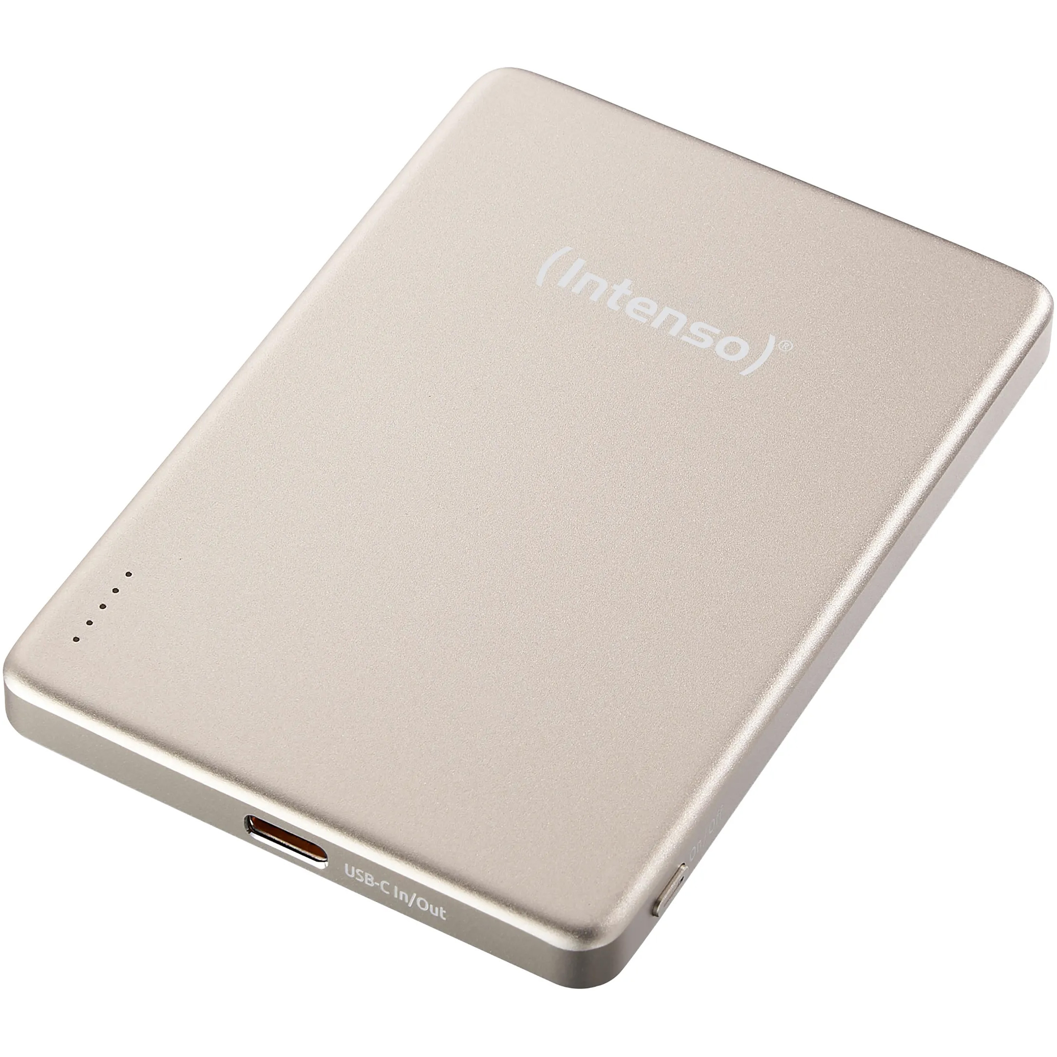 Повербанк з бездротовою зарядкою INTENSO MW5000 20W 5000mAh Champagne (7344021)