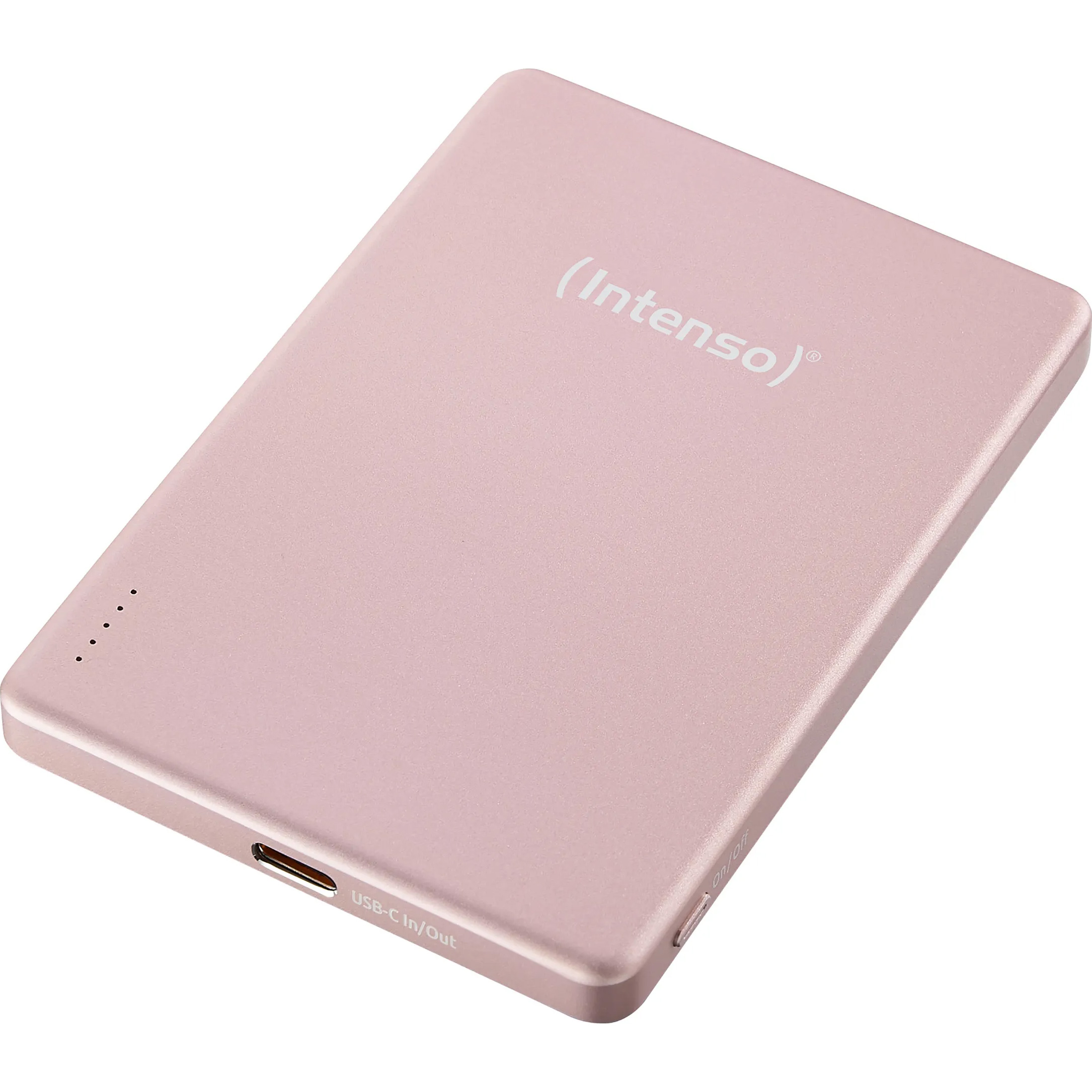 Повербанк з бездротовою зарядкою INTENSO MW5000 20W 5000mAh Rose (7344023)