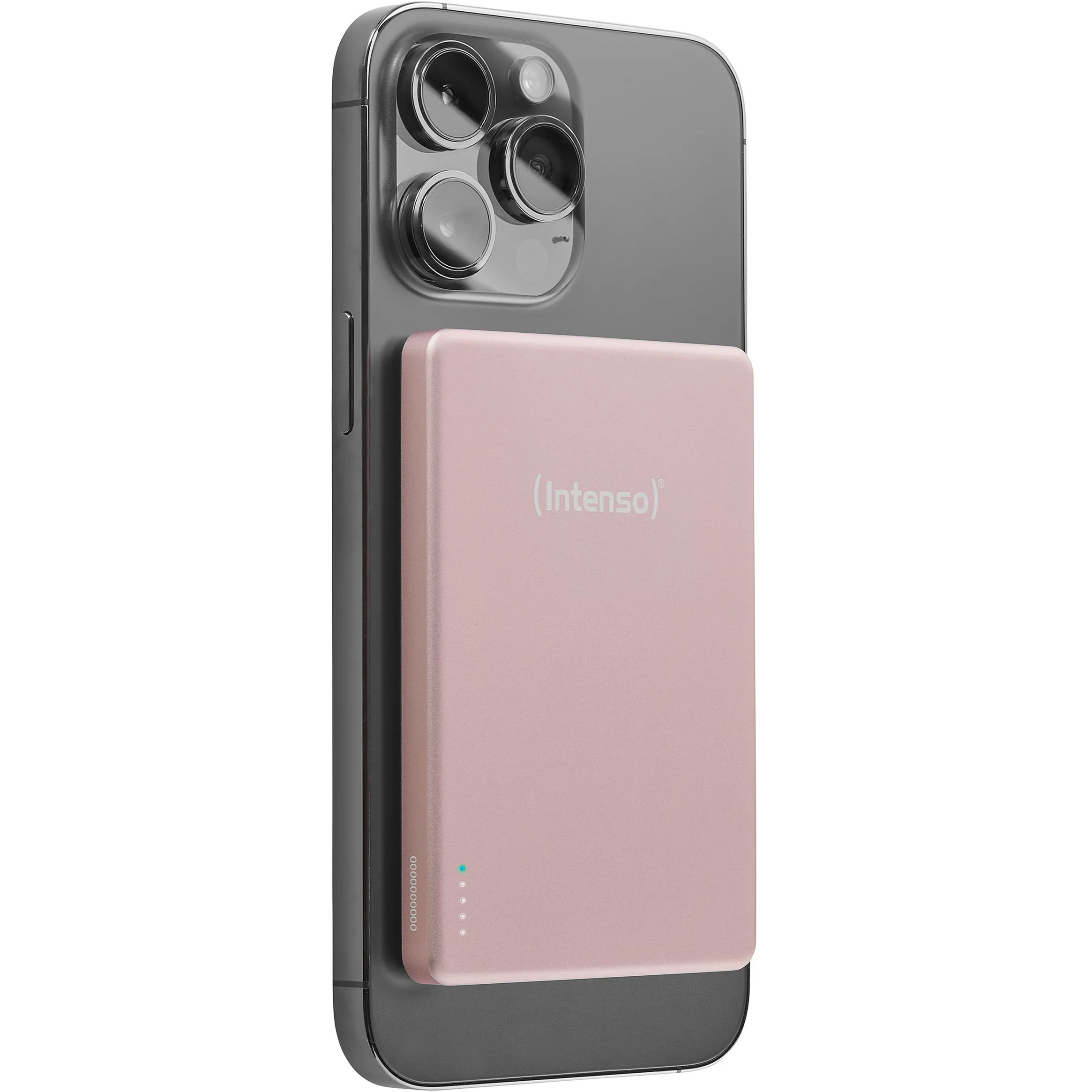 Повербанк з бездротовою зарядкою INTENSO MW5000 20W 5000mAh Rose (7344023)