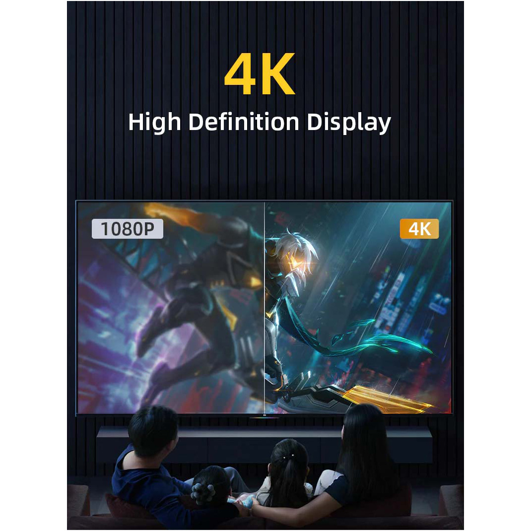 Кабель CABLETIME 4K 60Hz DisplayPort - HDMI v1.2 1.8м Black (CD32K)