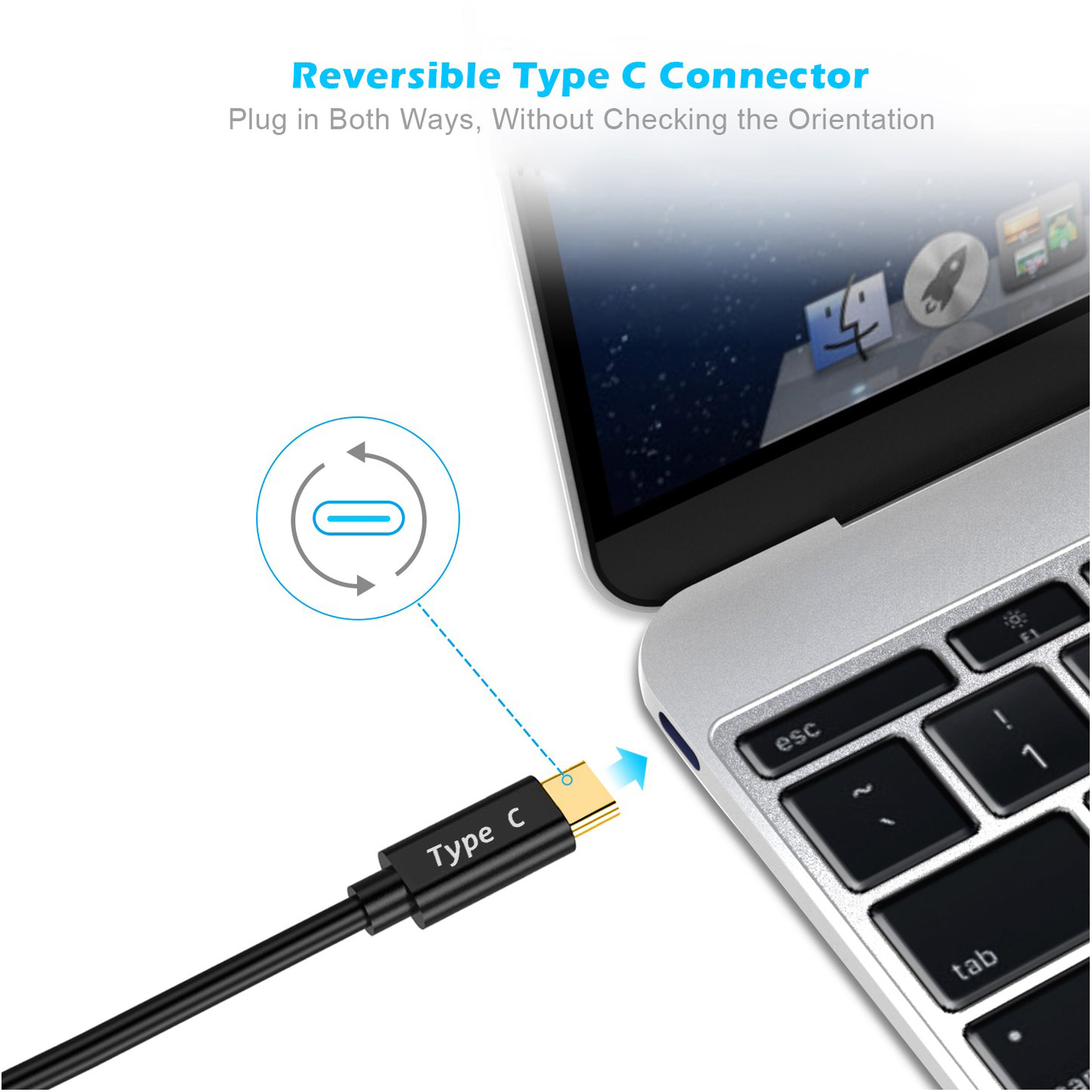 Кабель CHOETECH 4K 30Hz USB-C to DVI 1.8м Black (XCD-0018-BK)