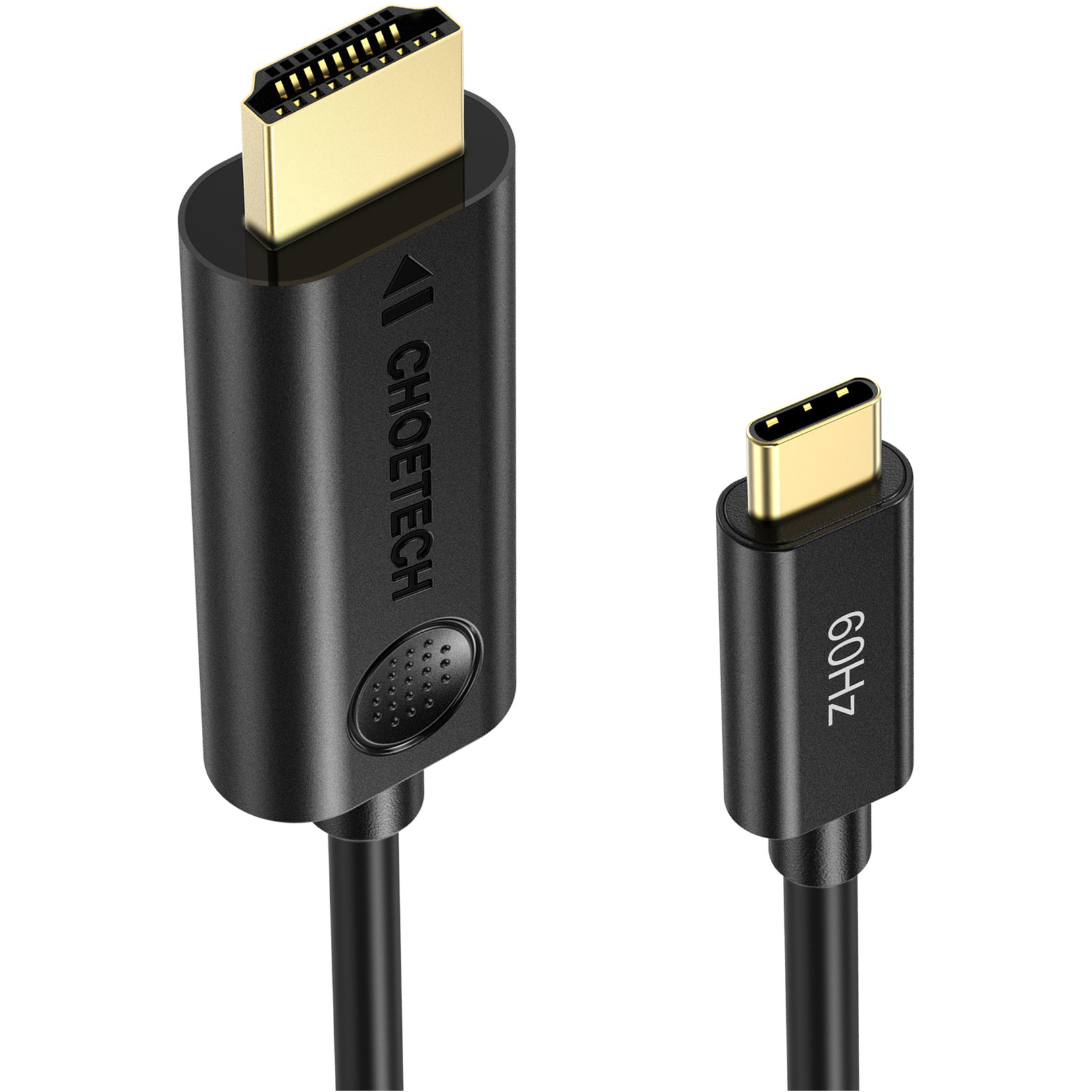 Кабель CHOETECH 4K 60Hz USB-C to HDMI v2.0 1.8м Black (CH0019-BK-V3)