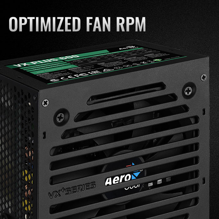Блок живлення 600W AEROCOOL VX Plus Stealth 600 (ACPN-VS60NEY.12)