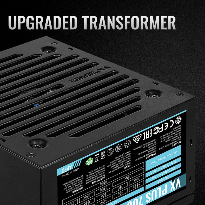 Блок питания 700W AEROCOOL VX Plus Stealth 700 (ACPN-VS70AEY.12)