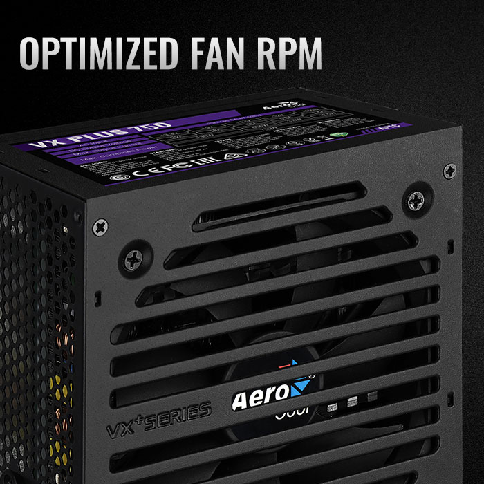 Блок живлення 750W AEROCOOL VX Plus Stealth 750 (ACPN-VS75AEY.12)