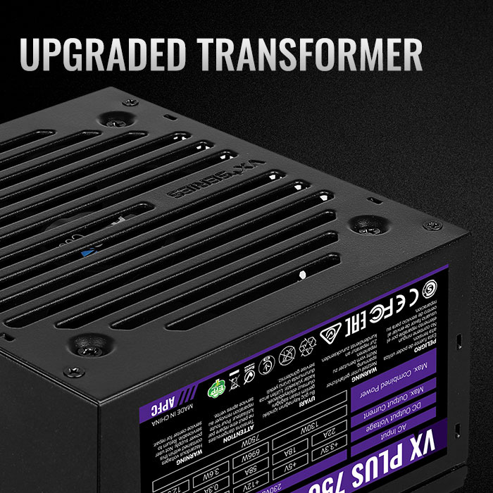 Блок живлення 750W AEROCOOL VX Plus Stealth 750 (ACPN-VS75AEY.12)