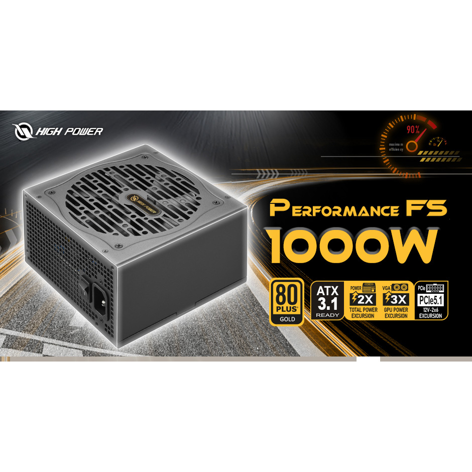Блок живлення 1000W HIGHPOWER Performance FS (HP1-S21000GD-F12S)