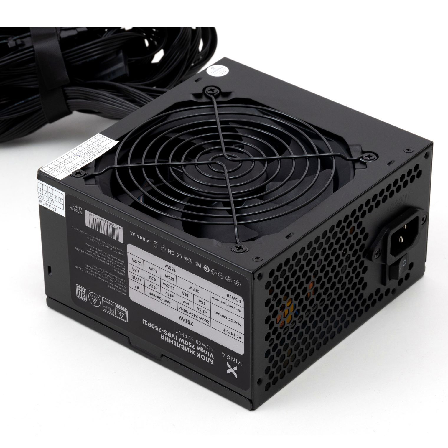 Блок живлення 750W VINGA VPS-750P1