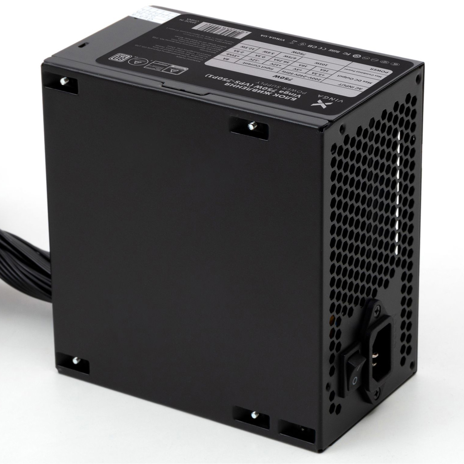 Блок живлення 750W VINGA VPS-750P1