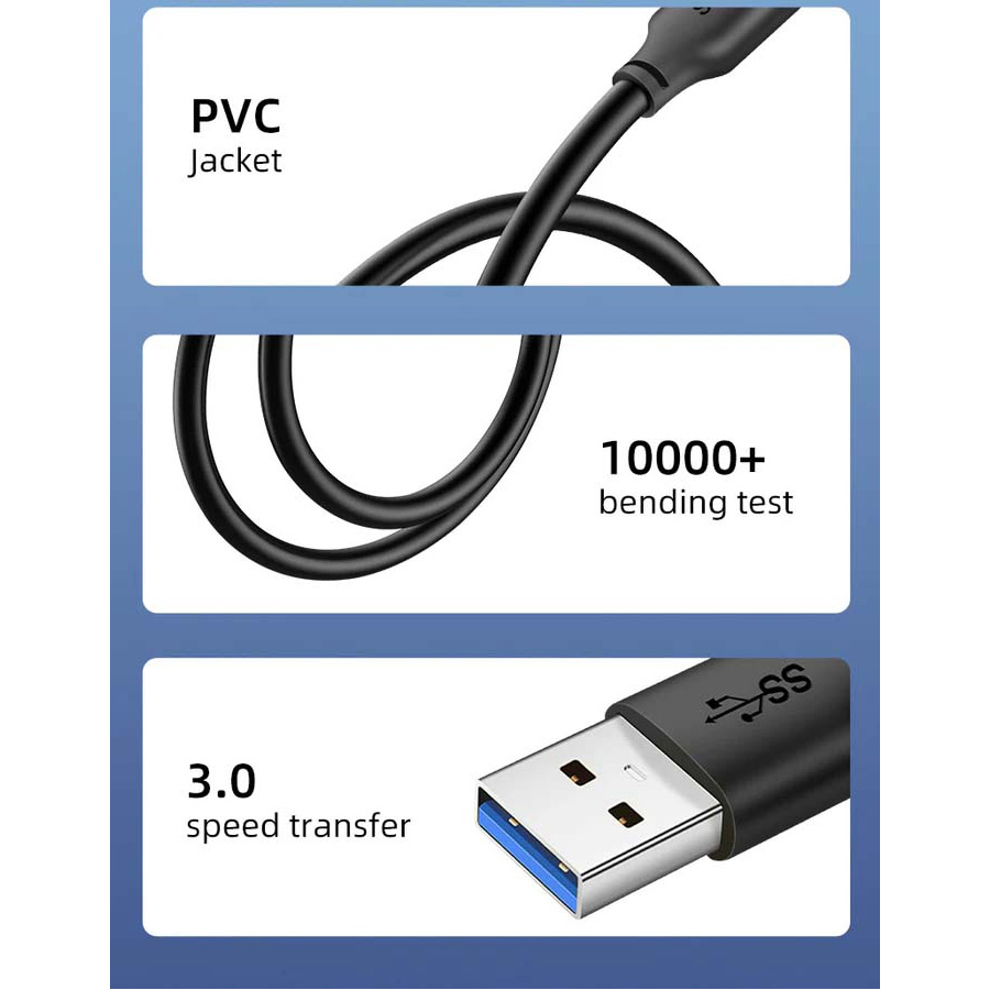 Кабель CABLETIME USB3.0 AM/AM 3м (CA10N)