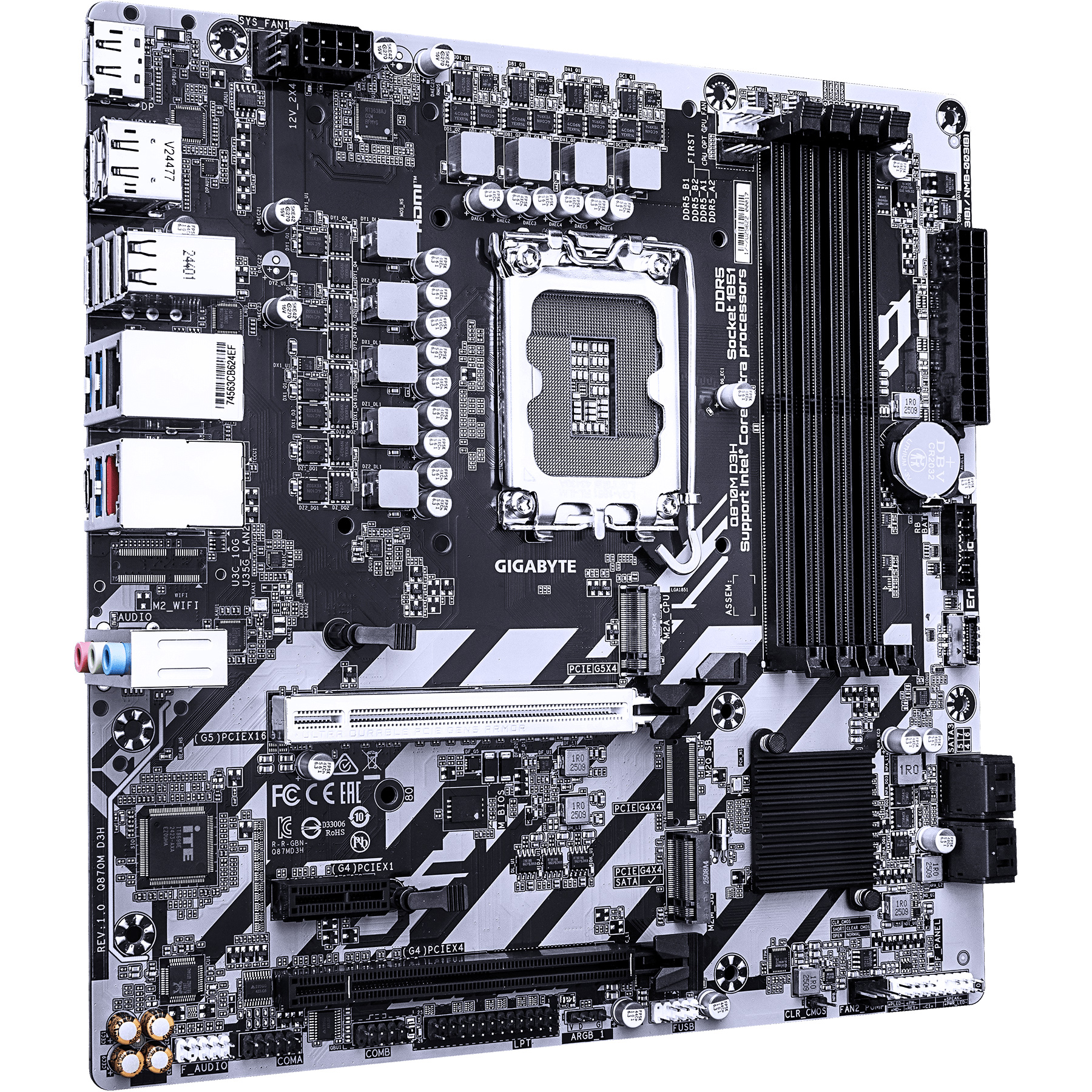 Материнская плата GIGABYTE Q870M D3H