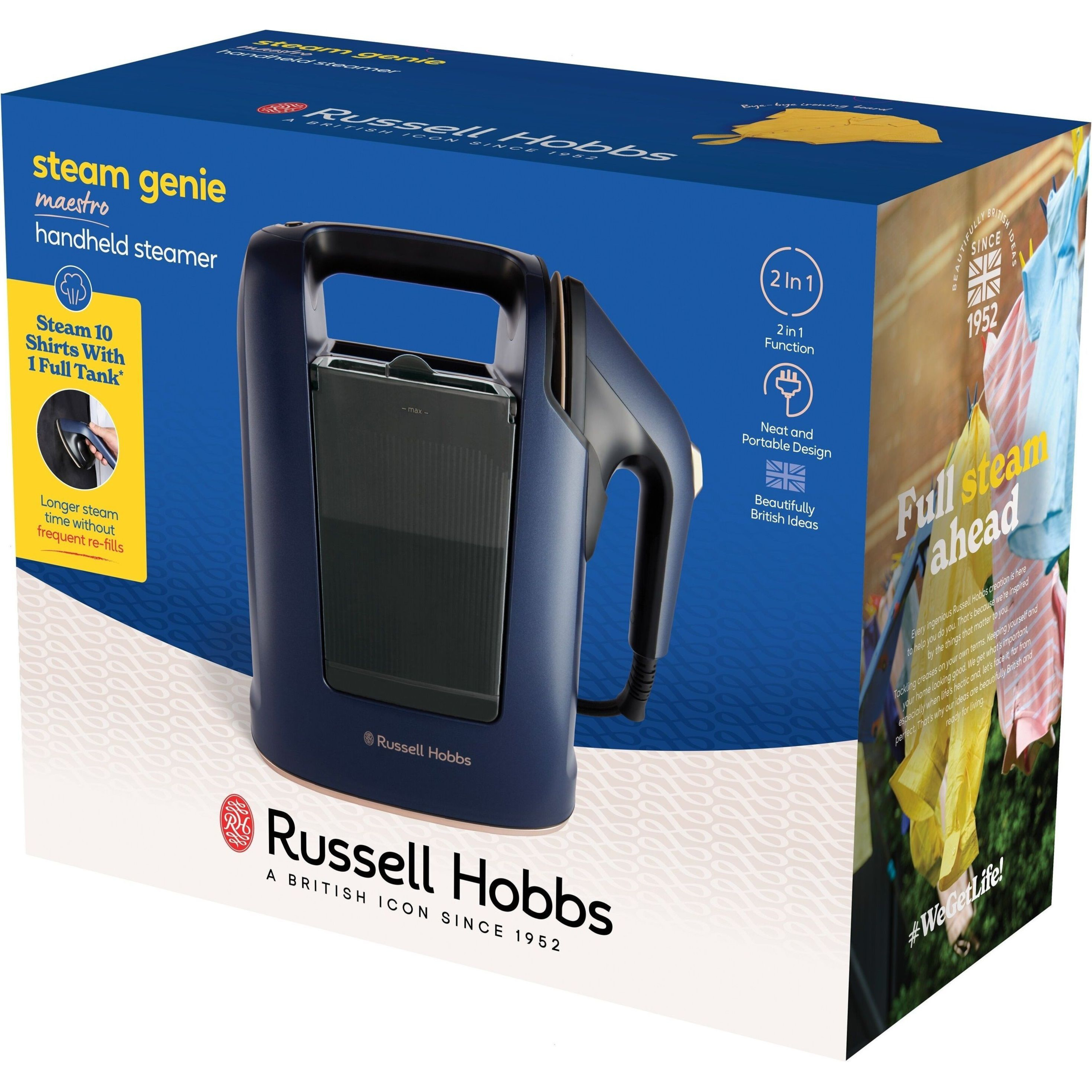 Гладильная система RUSSELL HOBBS Steam Genie Maestro 2-in-1 (27600-56)