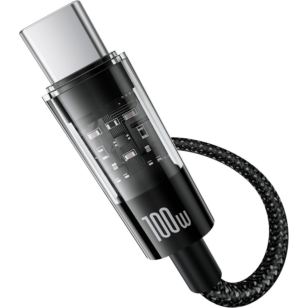 Кабель BASEUS Gem Fast Charging Data Cable USB to USB-C 100W 2м Cluster Black (P10373000111-01)